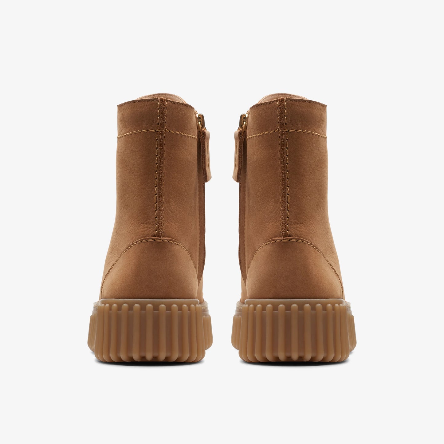 Botas De La Marca Clarks  Para Mujer Modelo Torhill Rise Light Tan Nubuck En Color Beige