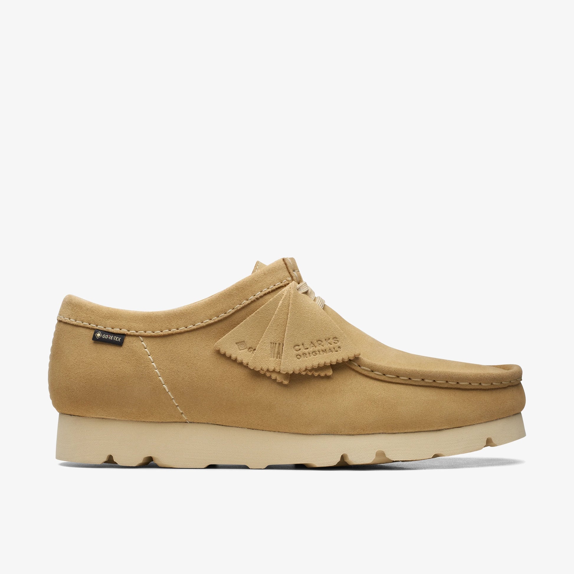 Zapatos Casual De La Marca Clarks  Para Hombre Modelo Wallabeegtx Maple Suede En Color Beige