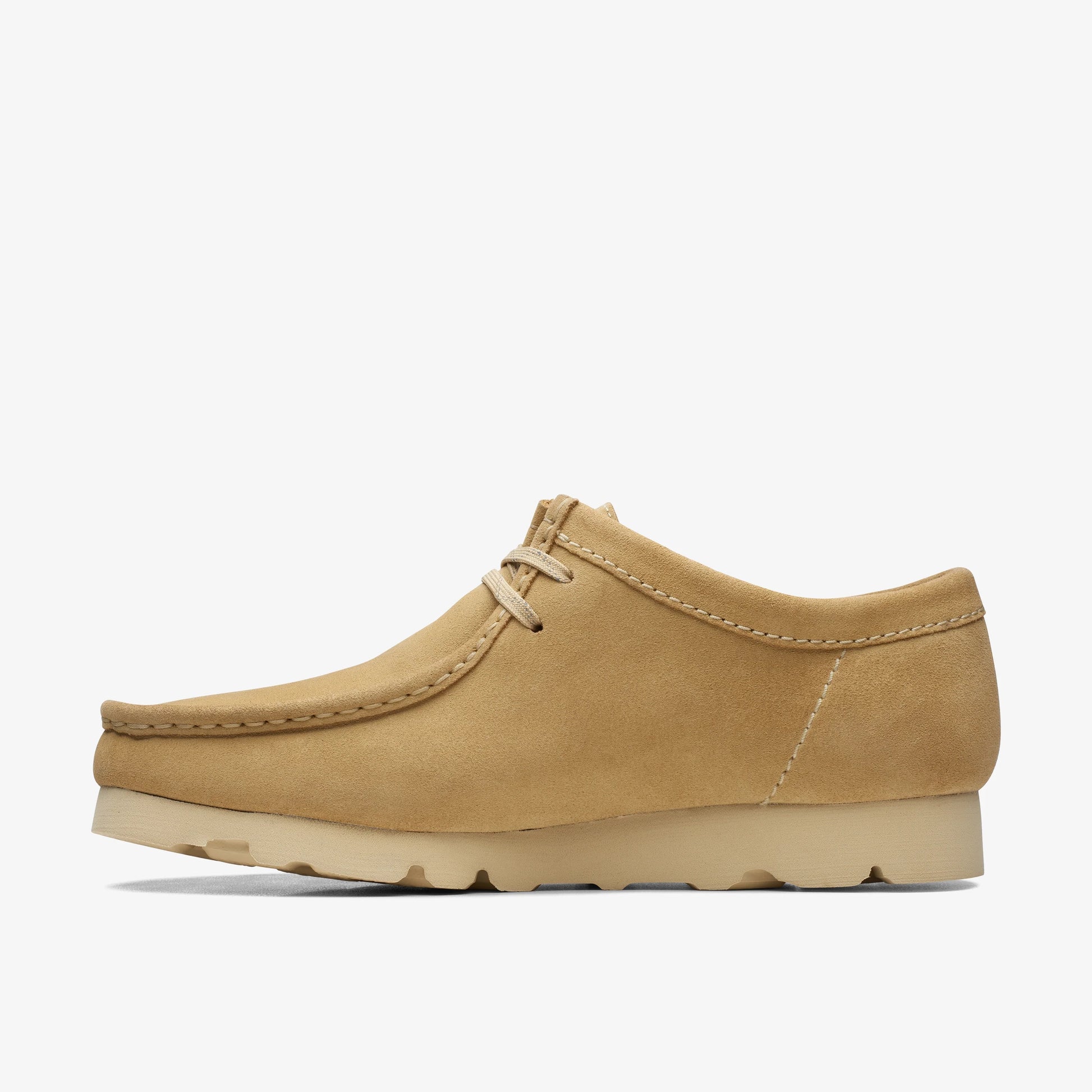 Zapatos Casual De La Marca Clarks  Para Hombre Modelo Wallabeegtx Maple Suede En Color Beige