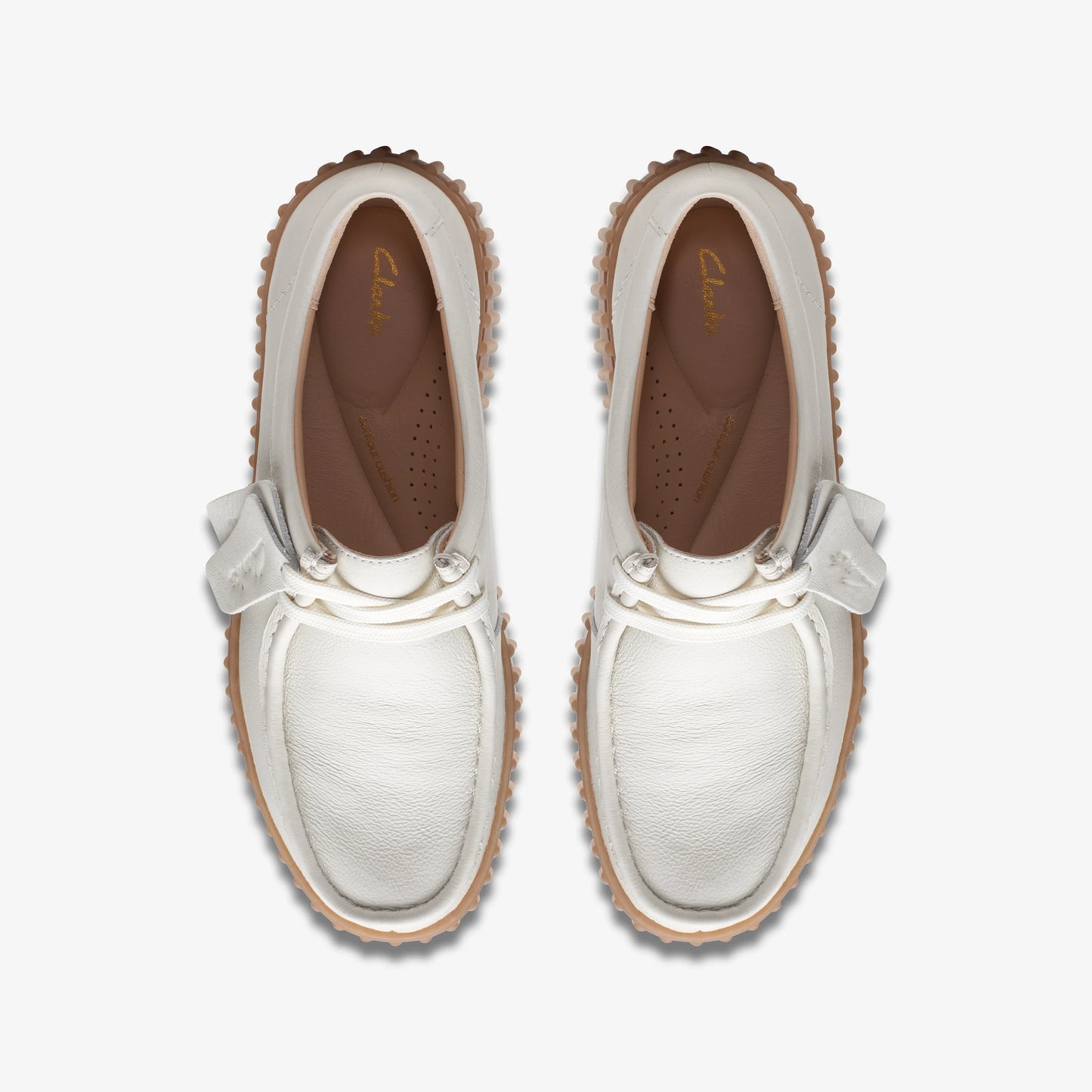 Zapatos Casual De La Marca Clarks  Para Mujer Modelo Torhill Bee Off White Lea En Color Blanco