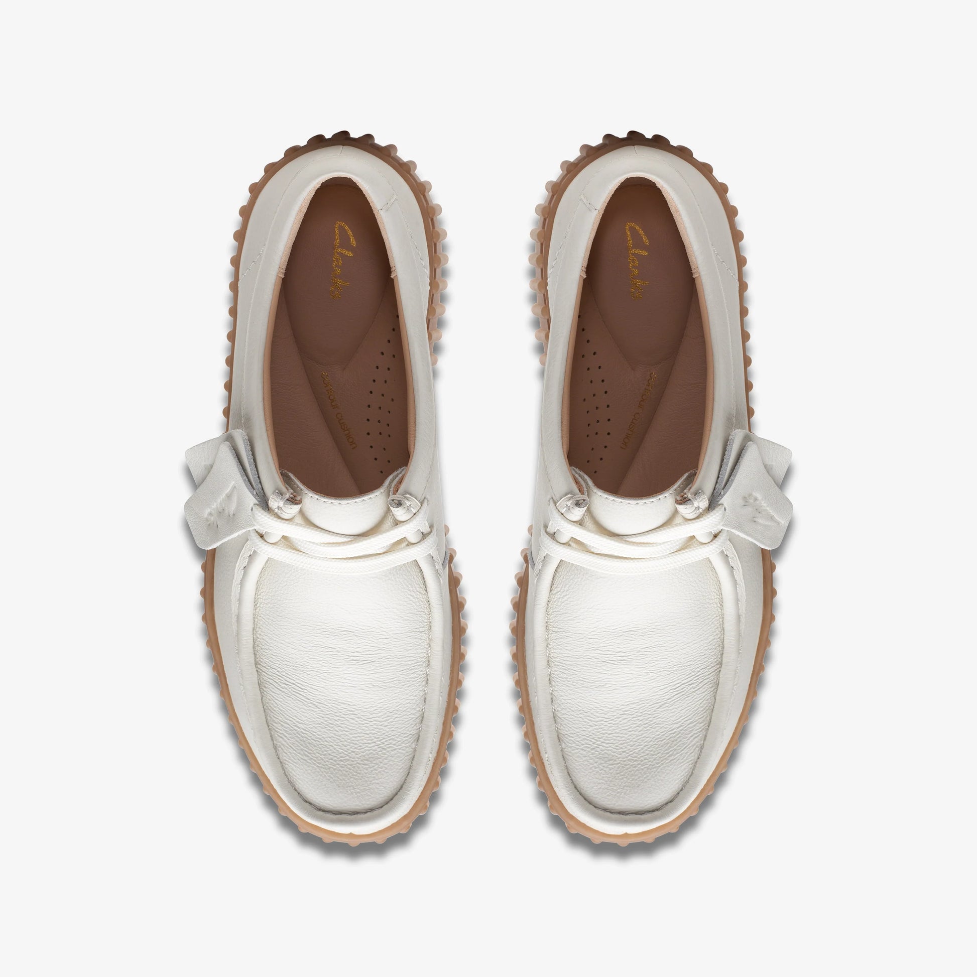 Zapatos Casual De La Marca Clarks  Para Mujer Modelo Torhill Bee Off White Lea En Color Blanco