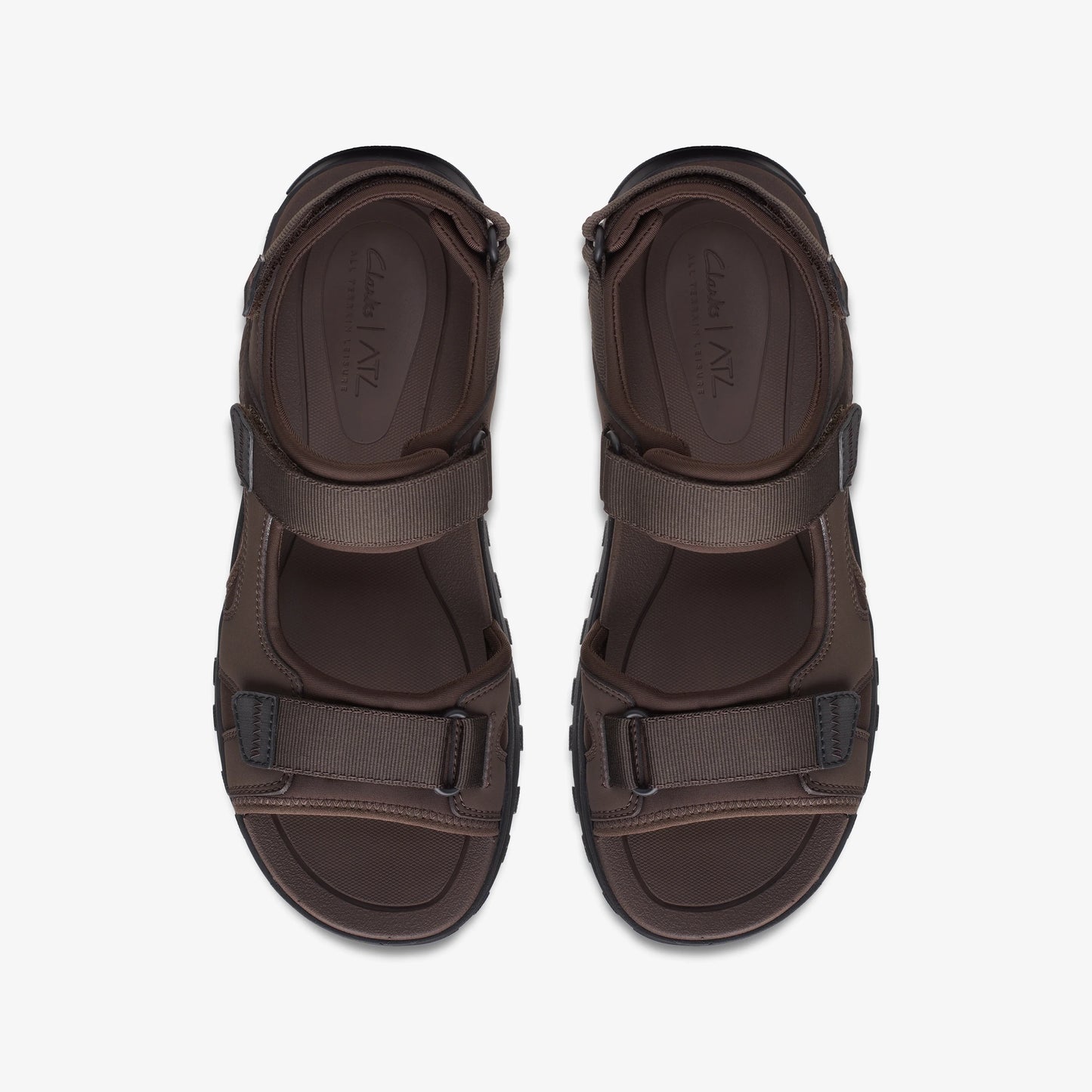 Sandalias De La Marca Clarks  Para Hombre Modelo Atl Trek Sun Brown Combi En Color Marrón