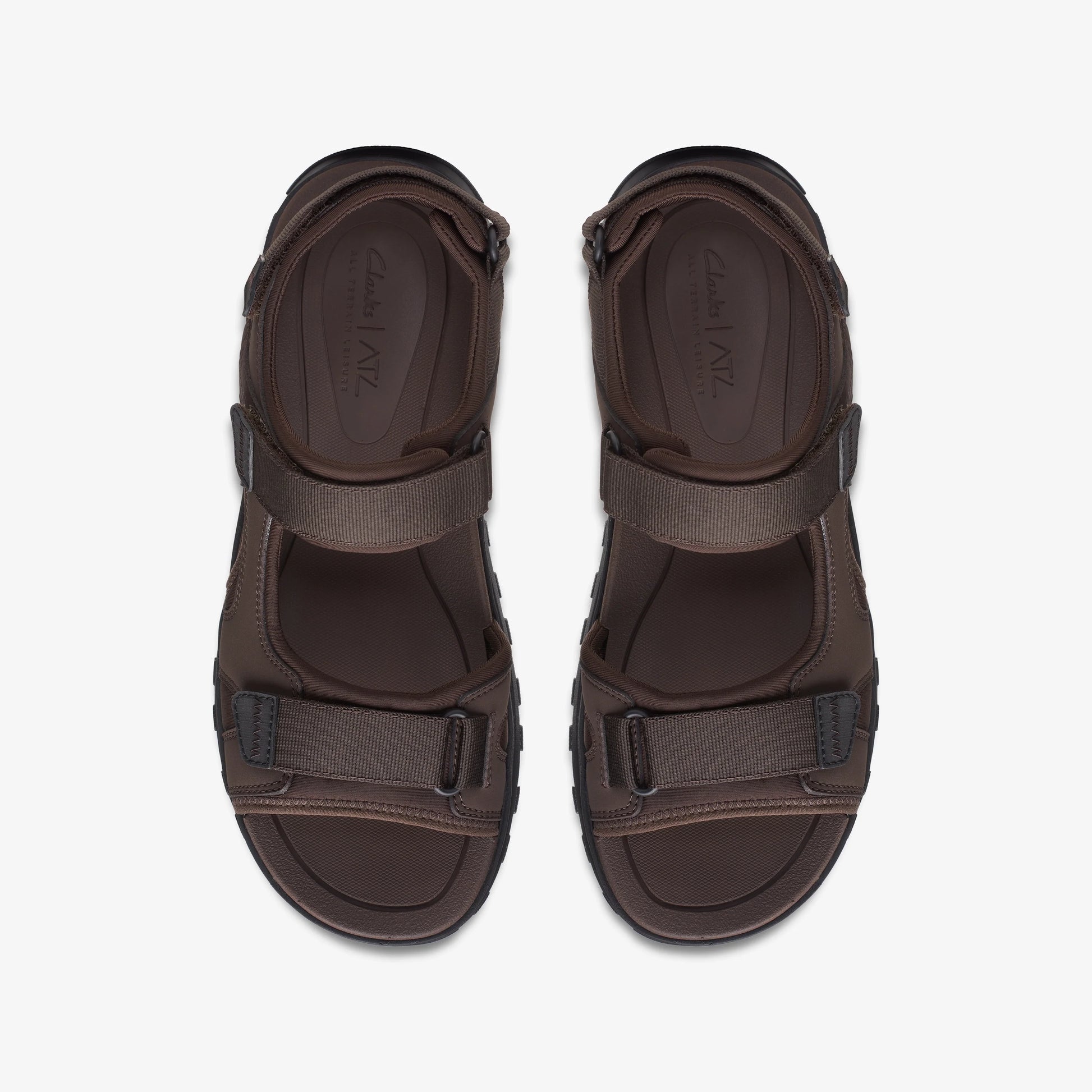 Sandalias De La Marca Clarks  Para Hombre Modelo Atl Trek Sun Brown Combi En Color Marrón