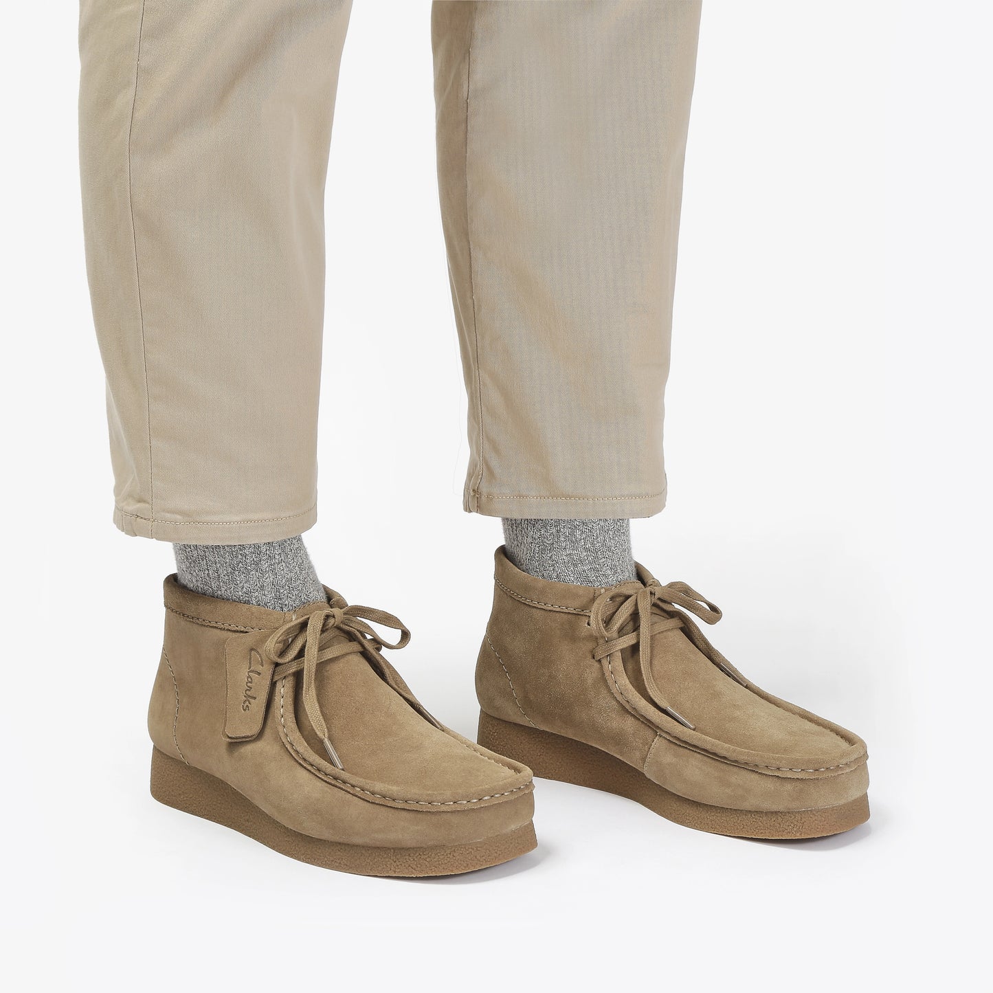 CLARKS | BOTINES | HOMBRE | WALLABEE EVO BT SAND SUEDE | BEIGE