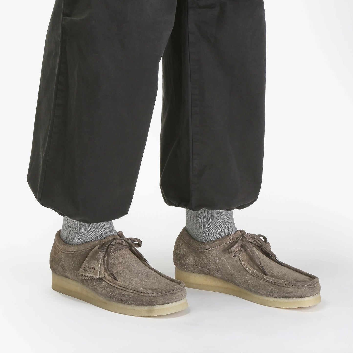 Zapatos Casual De La Marca Clarks Para Hombre Modelo Wallabee Dark Grey Sde En Color Gris