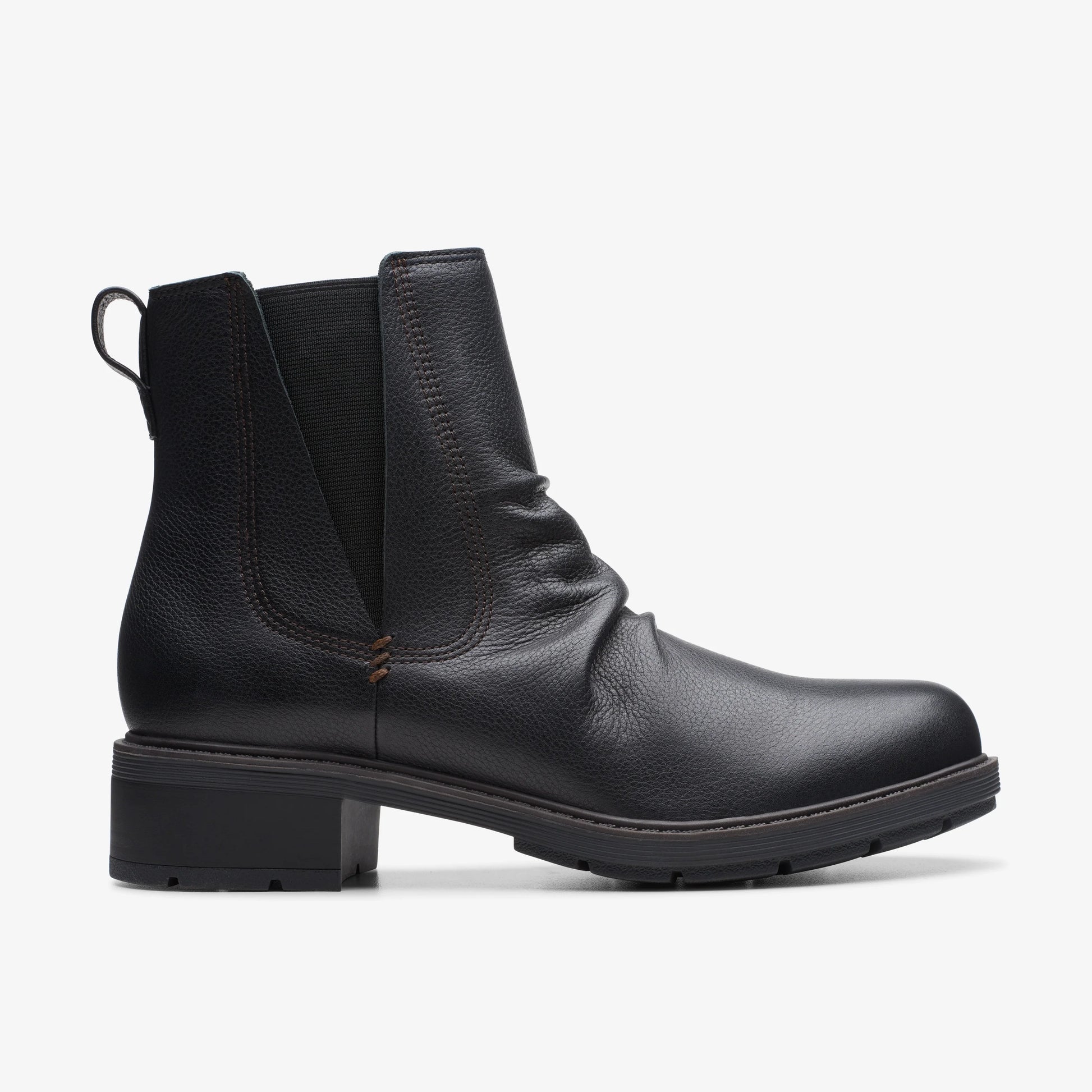 Botas De La Marca Clarks  Para Mujer Modelo Hearth Rose Black Leather En Color Negro