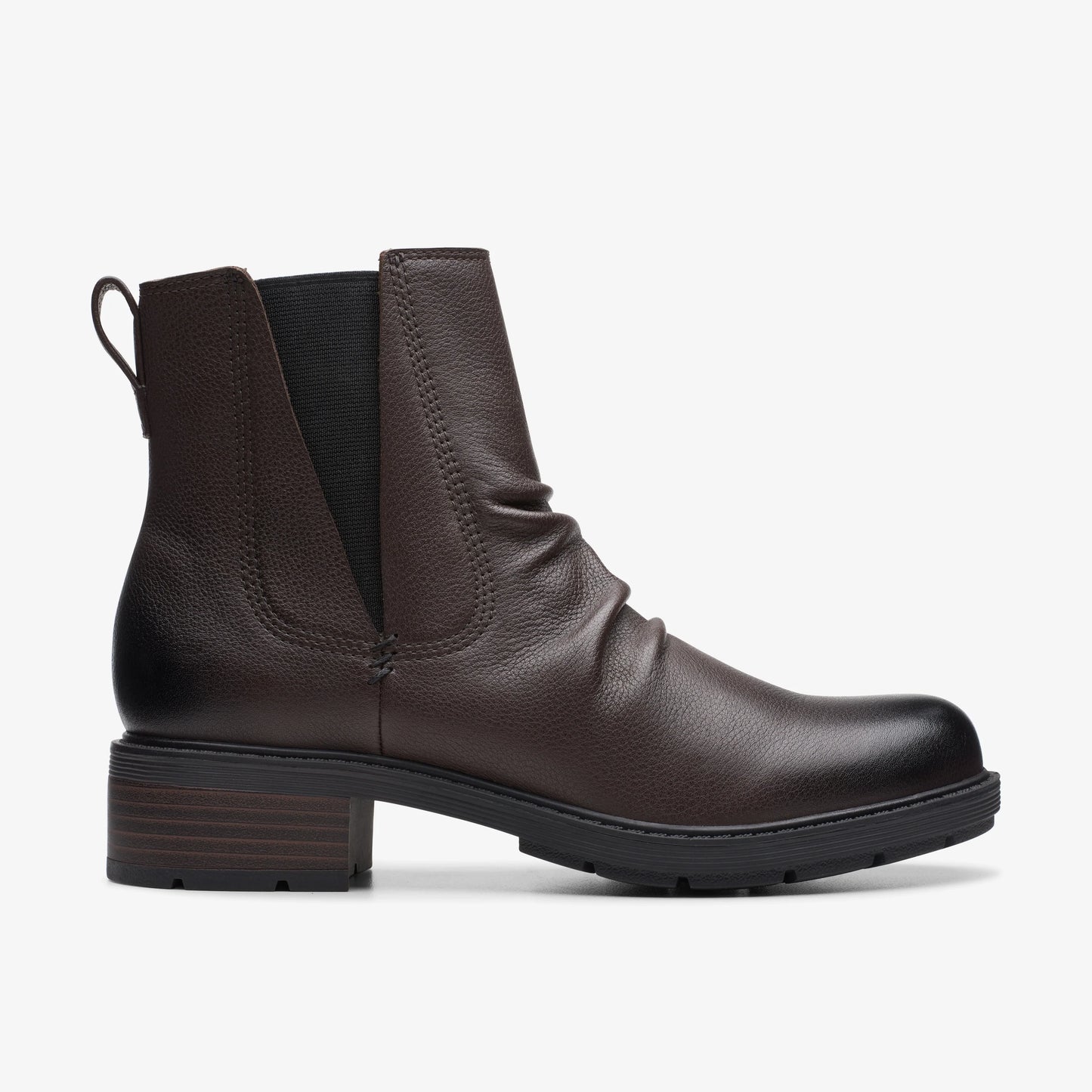 Botas De La Marca Clarks  Para Mujer Modelo Hearth Rose Dark Brown Lea En Color Marrón