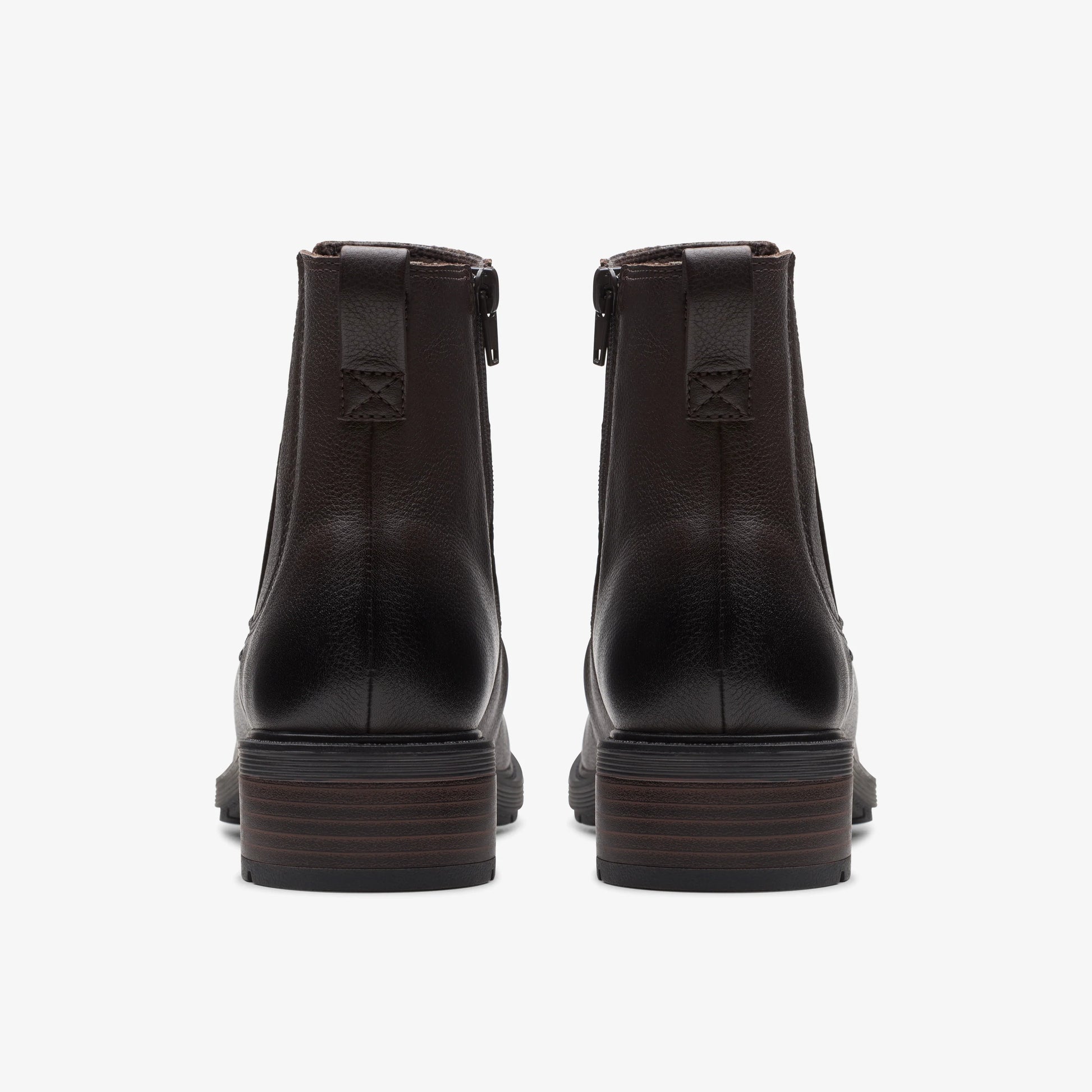 Botas De La Marca Clarks  Para Mujer Modelo Hearth Rose Dark Brown Lea En Color Marrón