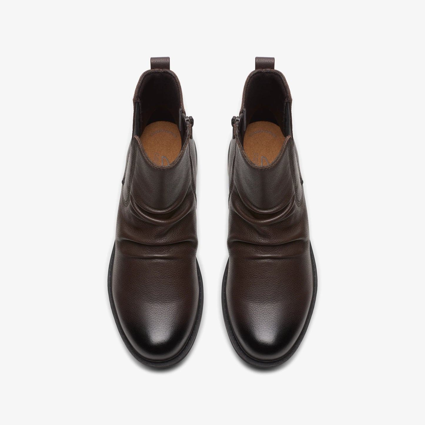 Botas De La Marca Clarks  Para Mujer Modelo Hearth Rose Dark Brown Lea En Color Marrón