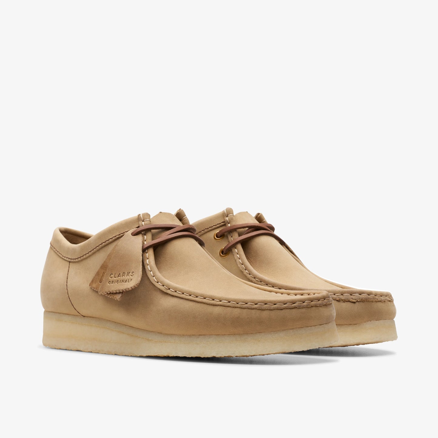 Zapatos Casual De La Marca Clarks Para Hombre Modelo Wallabee Brown Leather En Color Marrón