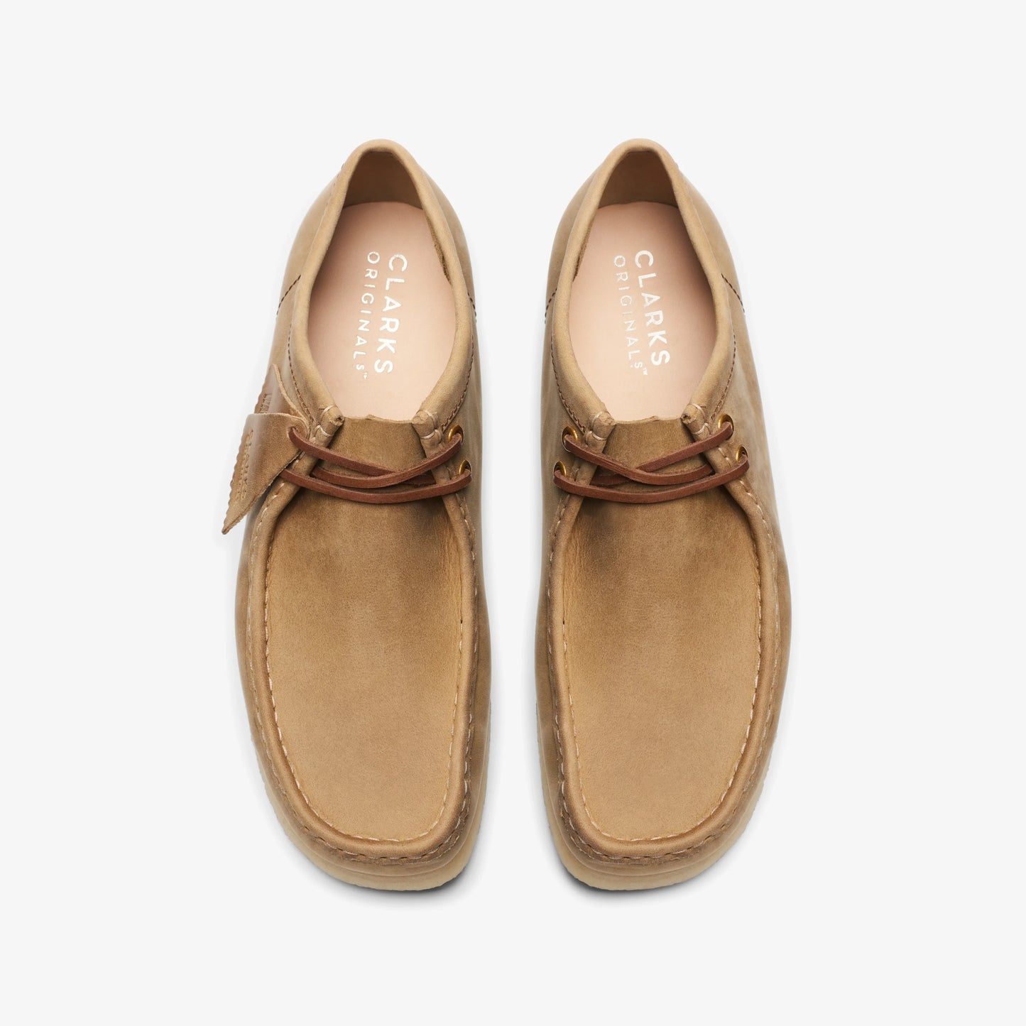 Zapatos Casual De La Marca Clarks Para Hombre Modelo Wallabee Brown Leather En Color Marrón