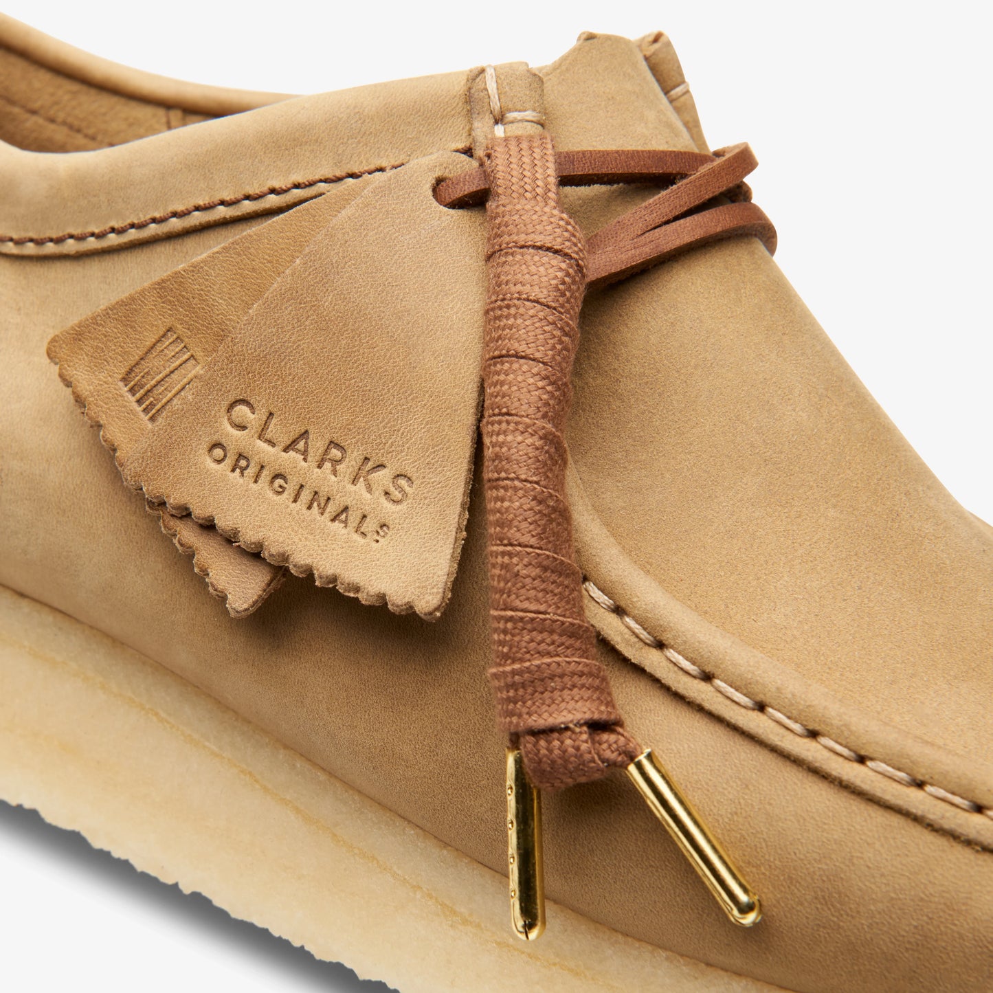 Zapatos Casual De La Marca Clarks Para Hombre Modelo Wallabee Brown Leather En Color Marrón