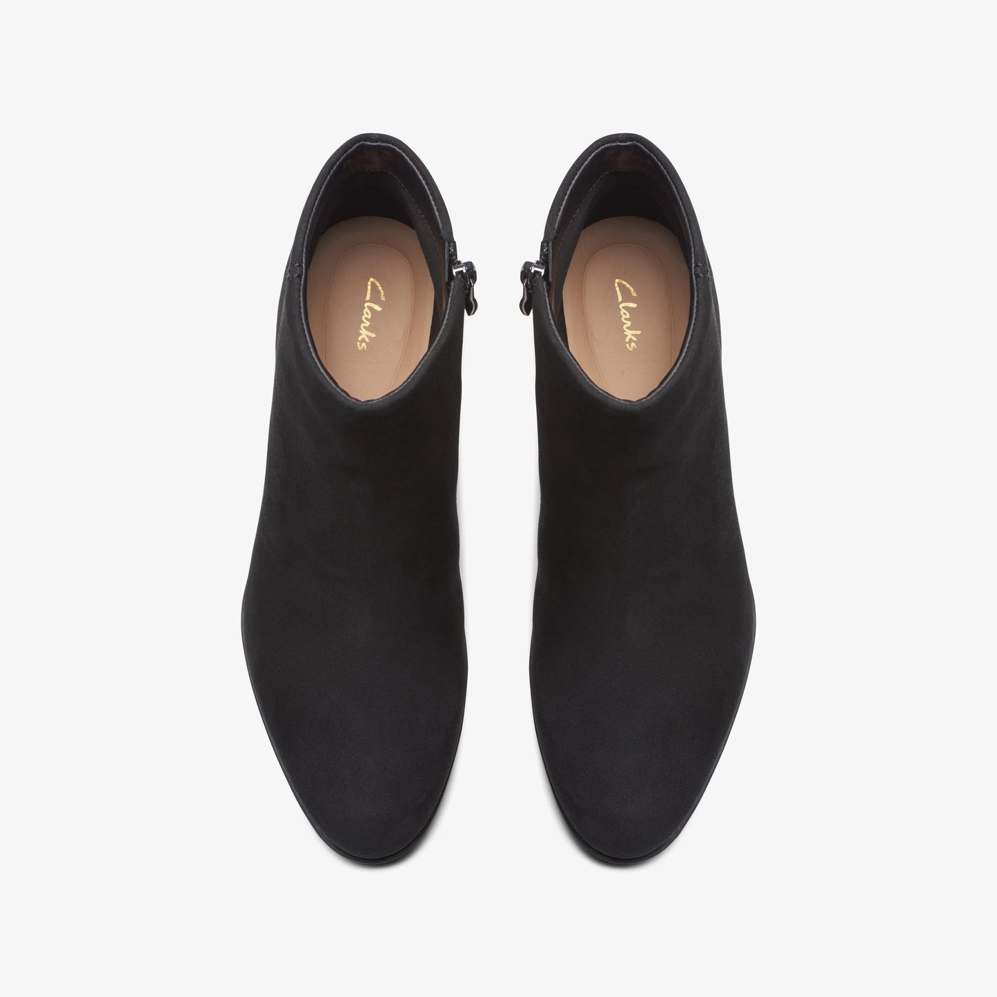 Botas De La Marca Clarks  Para Mujer Modelo Freva55 Zip Black Sde En Color Negro
