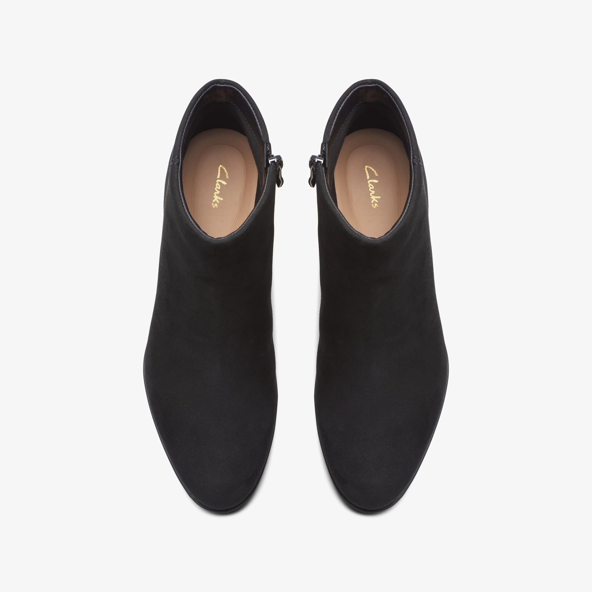 Botas De La Marca Clarks  Para Mujer Modelo Freva55 Zip Black Sde En Color Negro