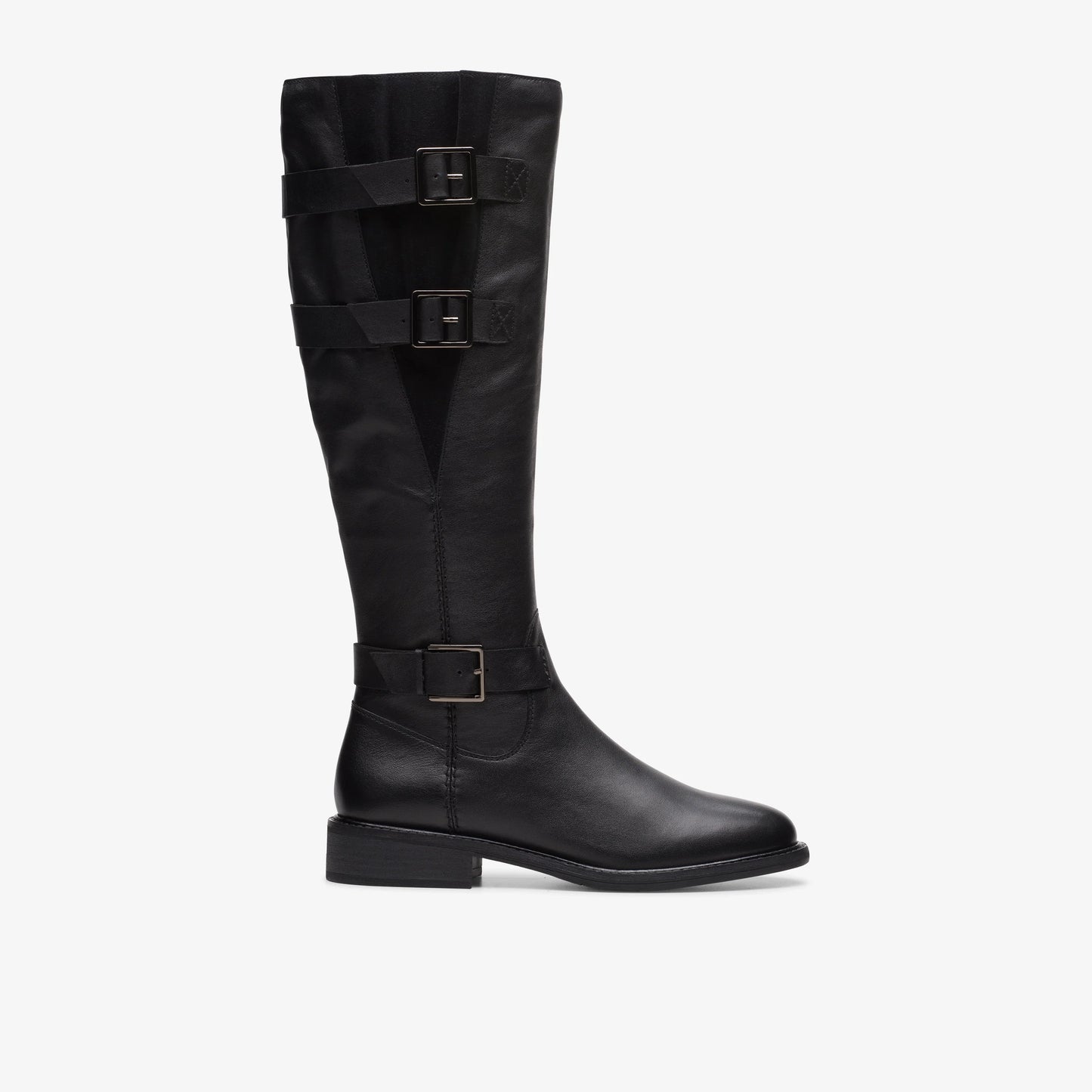 Botas De La Marca Clarks Para Mujer Modelo Cologne Up Black Leather En Color Negro