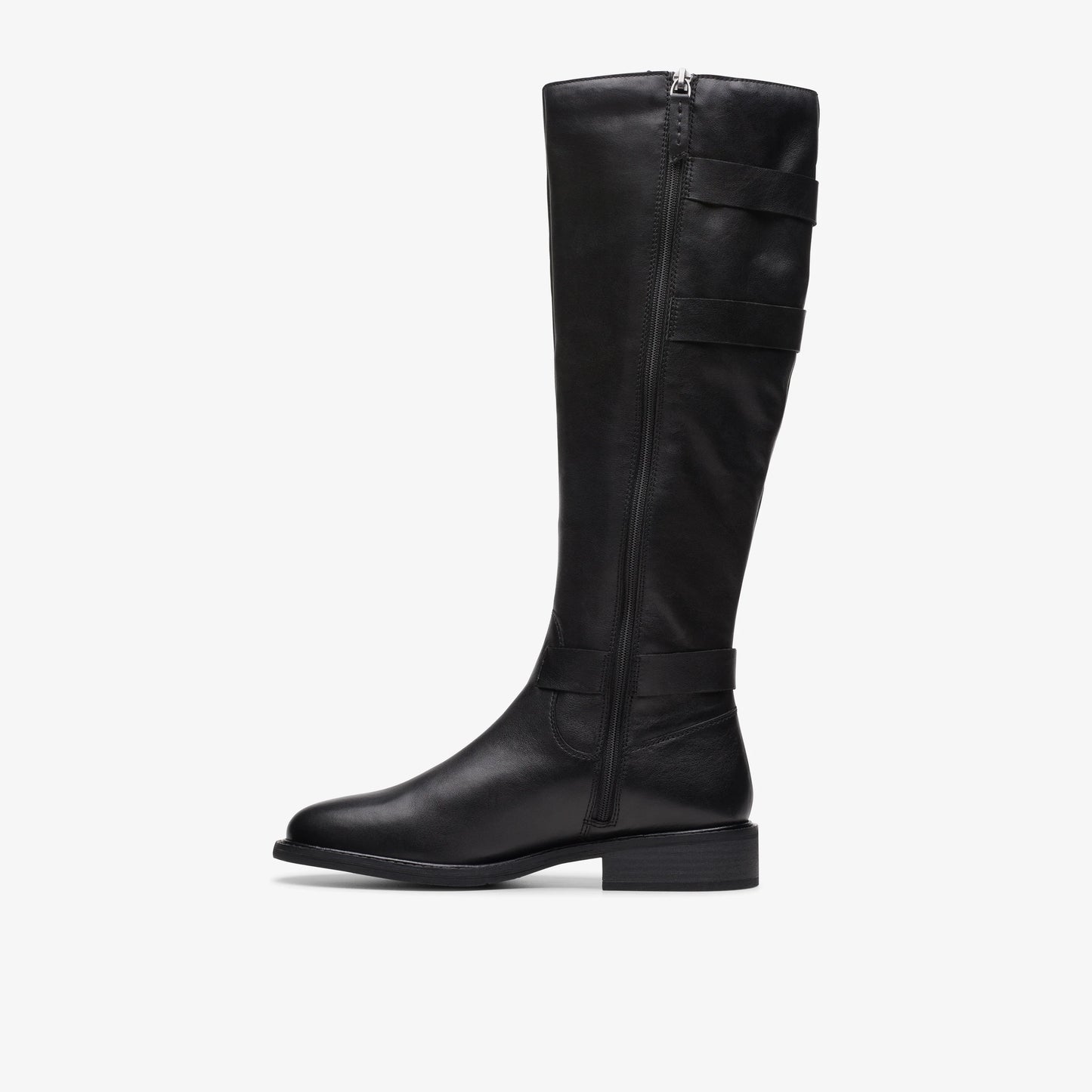 Botas De La Marca Clarks Para Mujer Modelo Cologne Up Black Leather En Color Negro