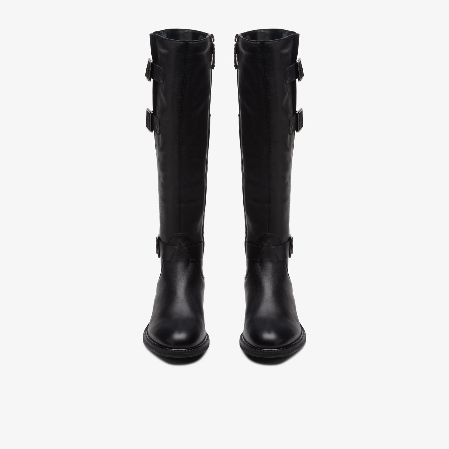 Botas De La Marca Clarks Para Mujer Modelo Cologne Up Black Leather En Color Negro