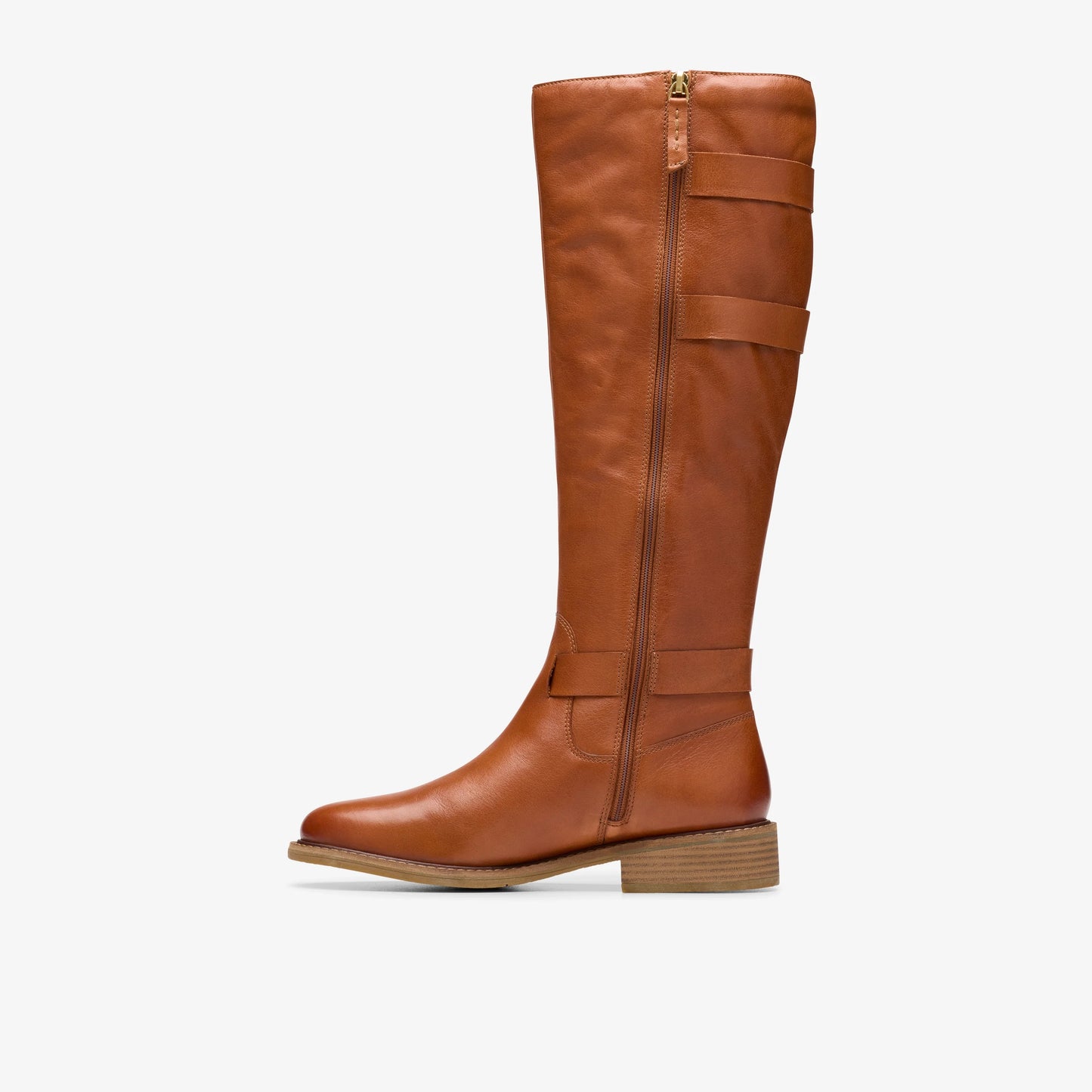 Botas De La Marca Clarks Para Mujer Modelo Cologne Up British Tan Lea En Color Beige