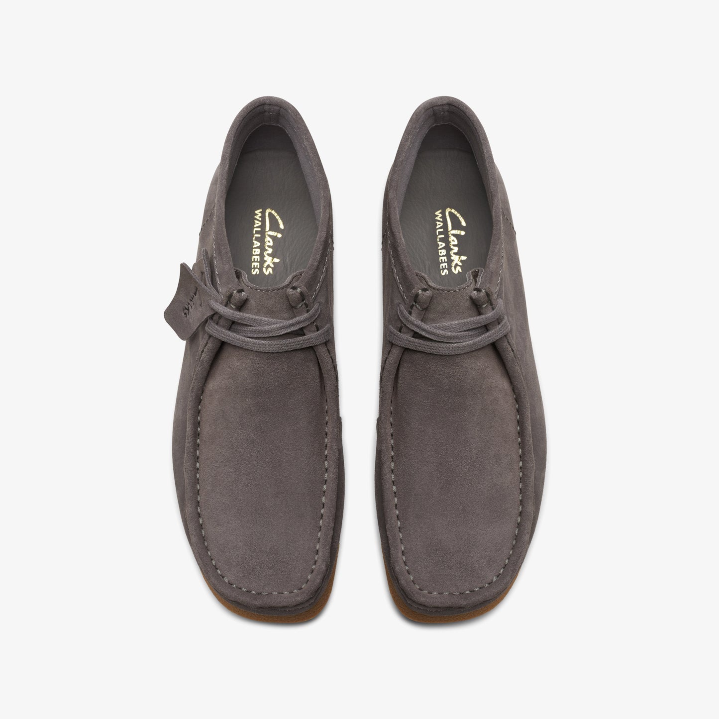 CLARKS | BOTINES | HOMBRE | WALLABEEEVO BT GREY SUEDE | GRIS