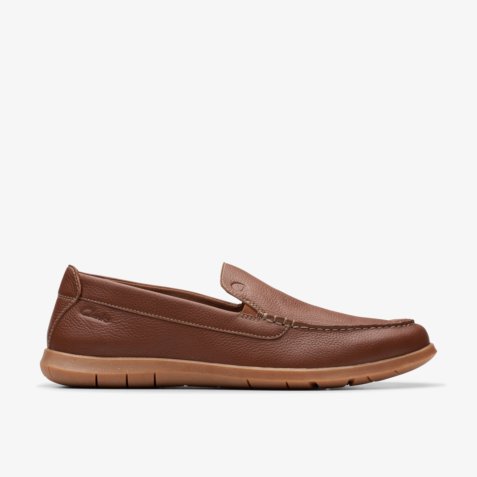 Zapatos Casual De La Marca Clarks  Para Hombre Modelo Flexway Step Light Brown Lea En Color Marrón