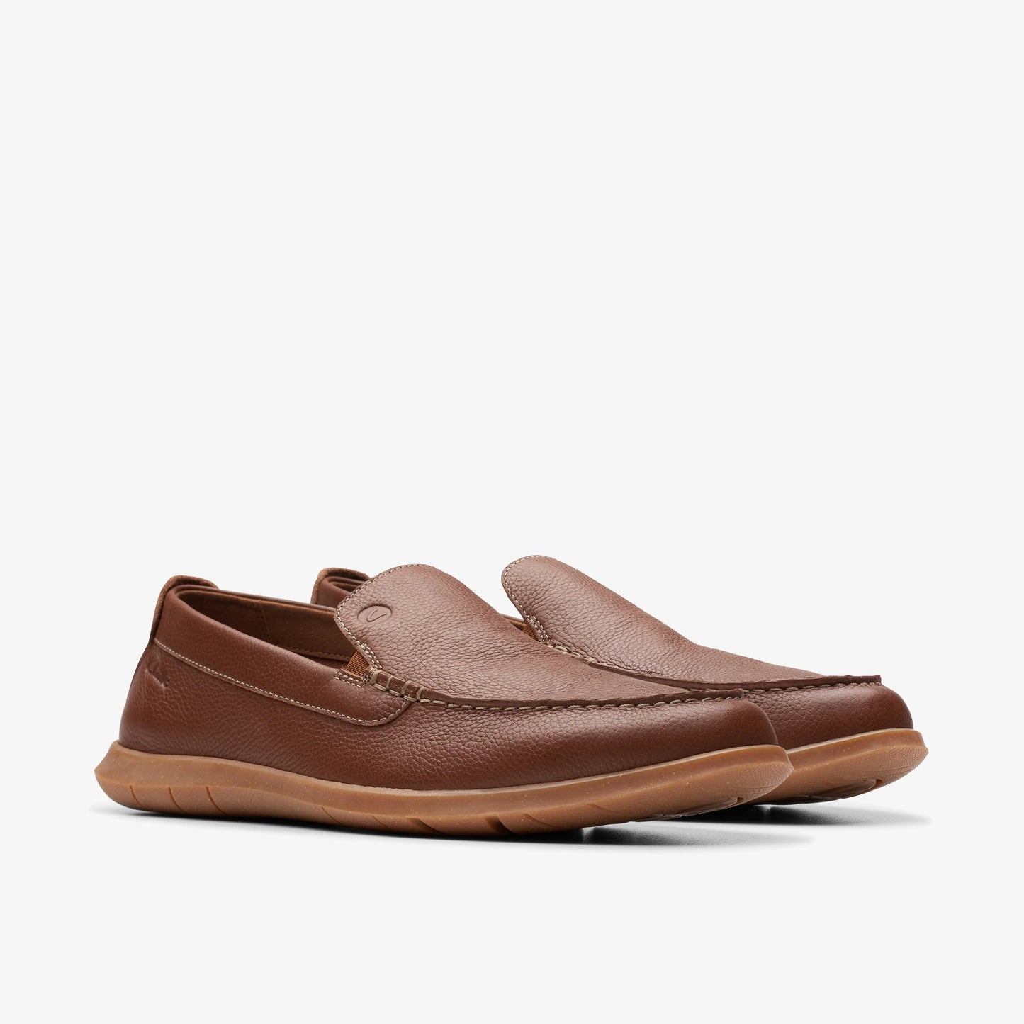 Zapatos Casual De La Marca Clarks  Para Hombre Modelo Flexway Step Light Brown Lea En Color Marrón