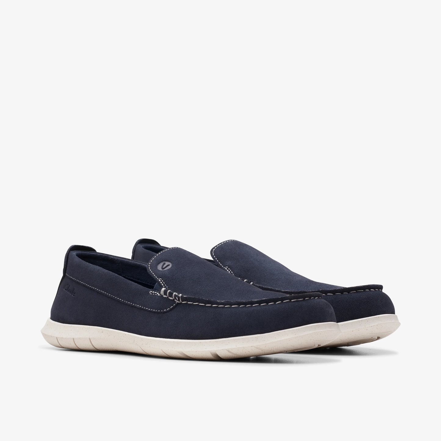 Zapatos Casual De La Marca Clarks  Para Hombre Modelo Flexway Step Navy Suede En Color Azul
