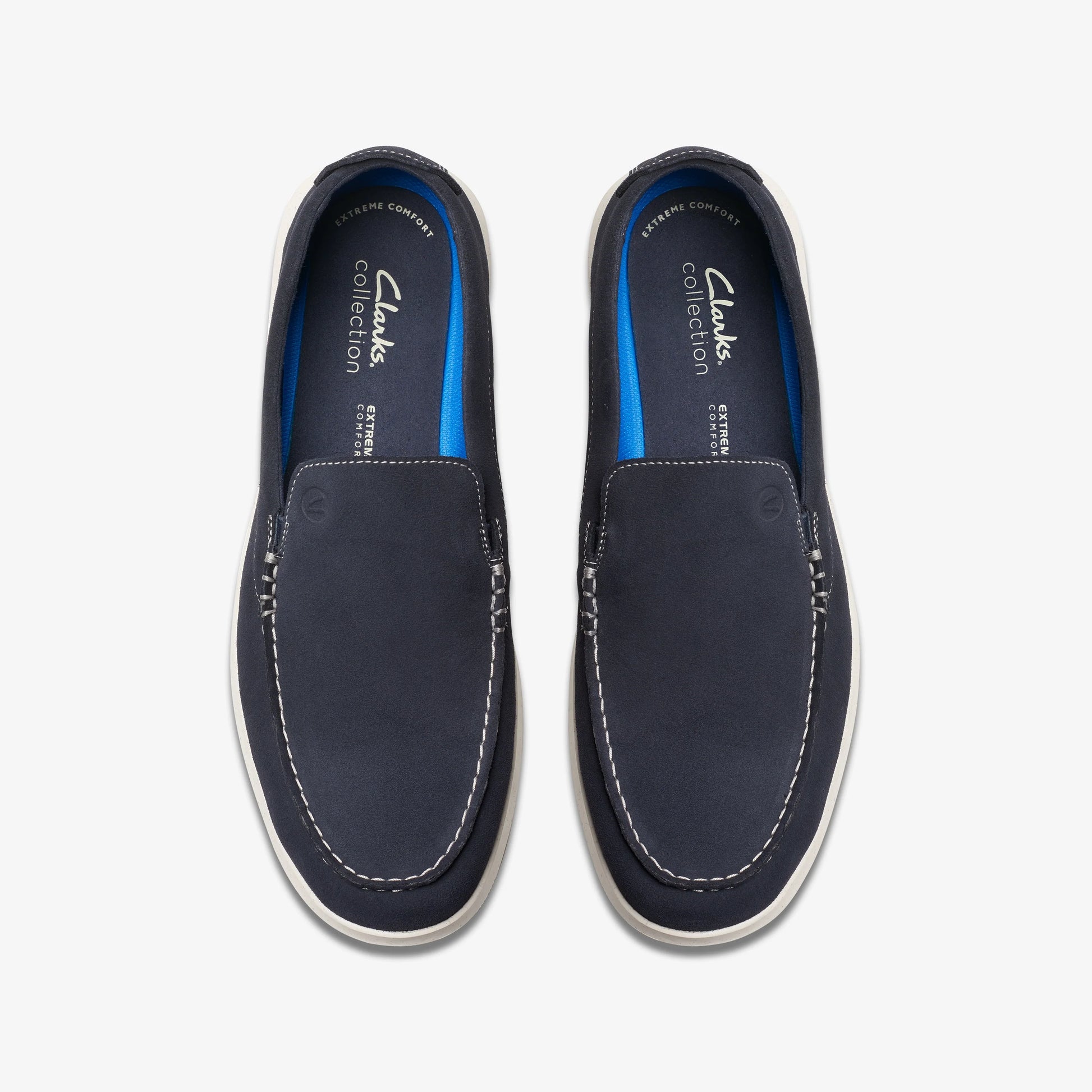 Zapatos Casual De La Marca Clarks  Para Hombre Modelo Flexway Step Navy Suede En Color Azul