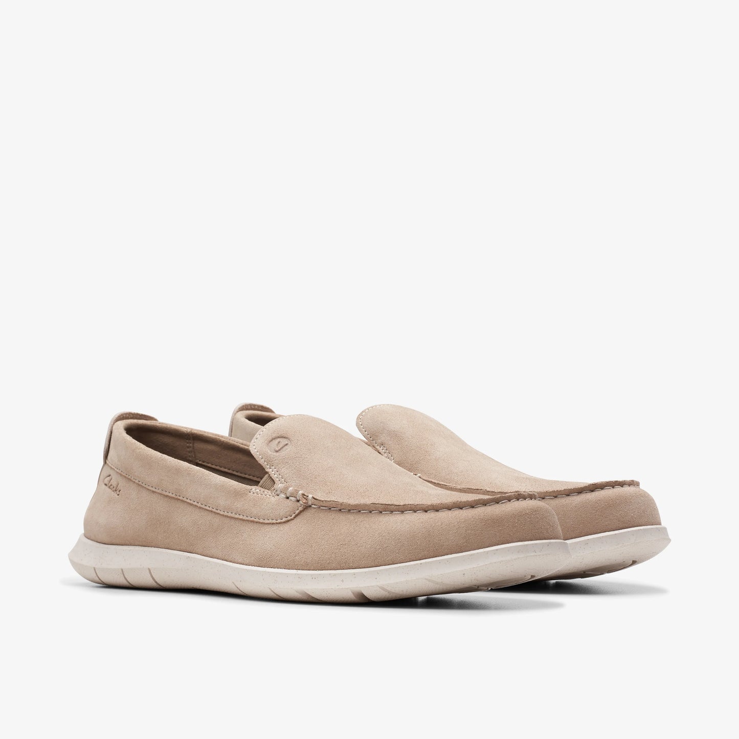 Zapatos Casual De La Marca Clarks  Para Hombre Modelo Flexway Step Sand Suede En Color Beige