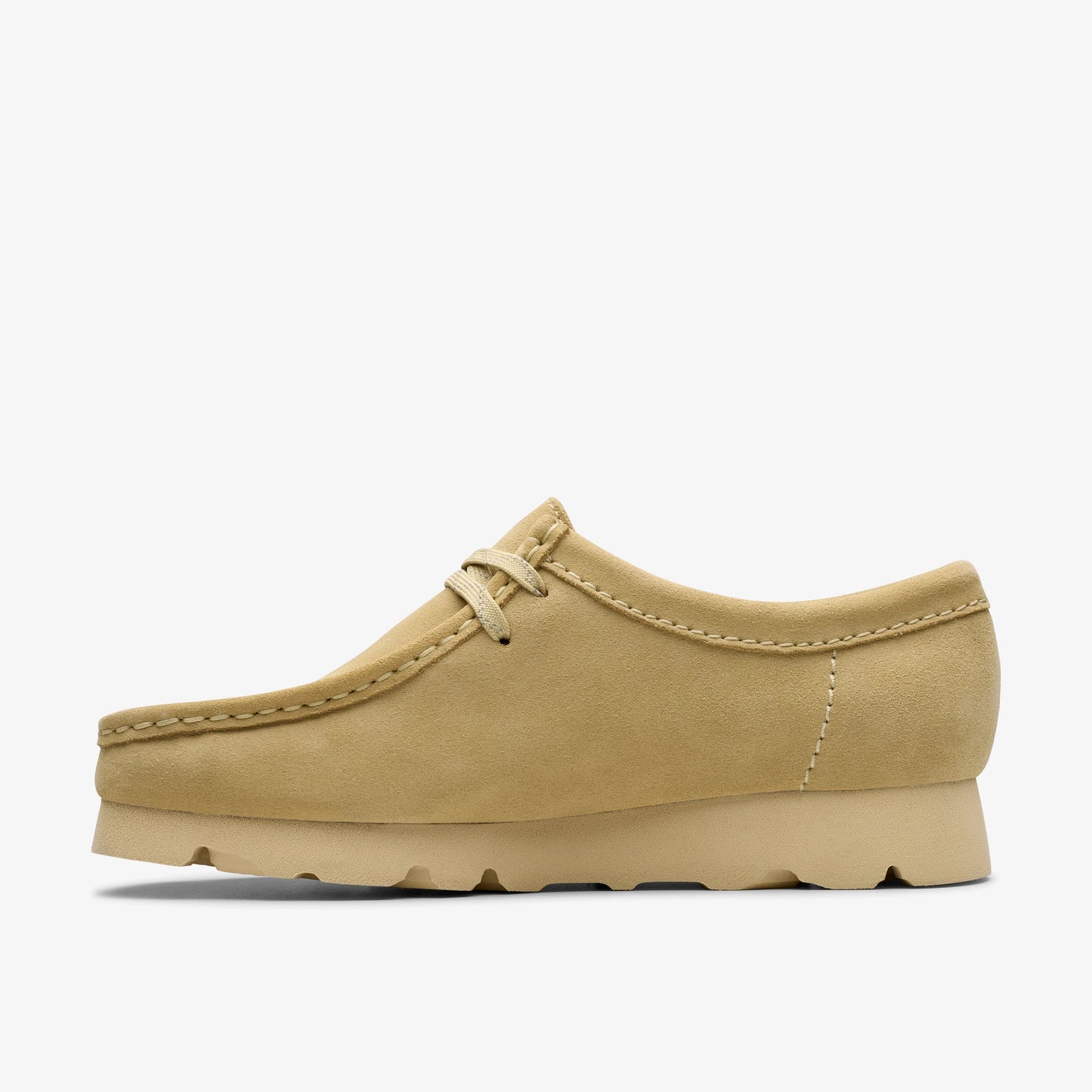 Sandalias De La Marca Clarks  Para Mujer Modelo Wallabee.Gtx Maple Suede En Color Beige