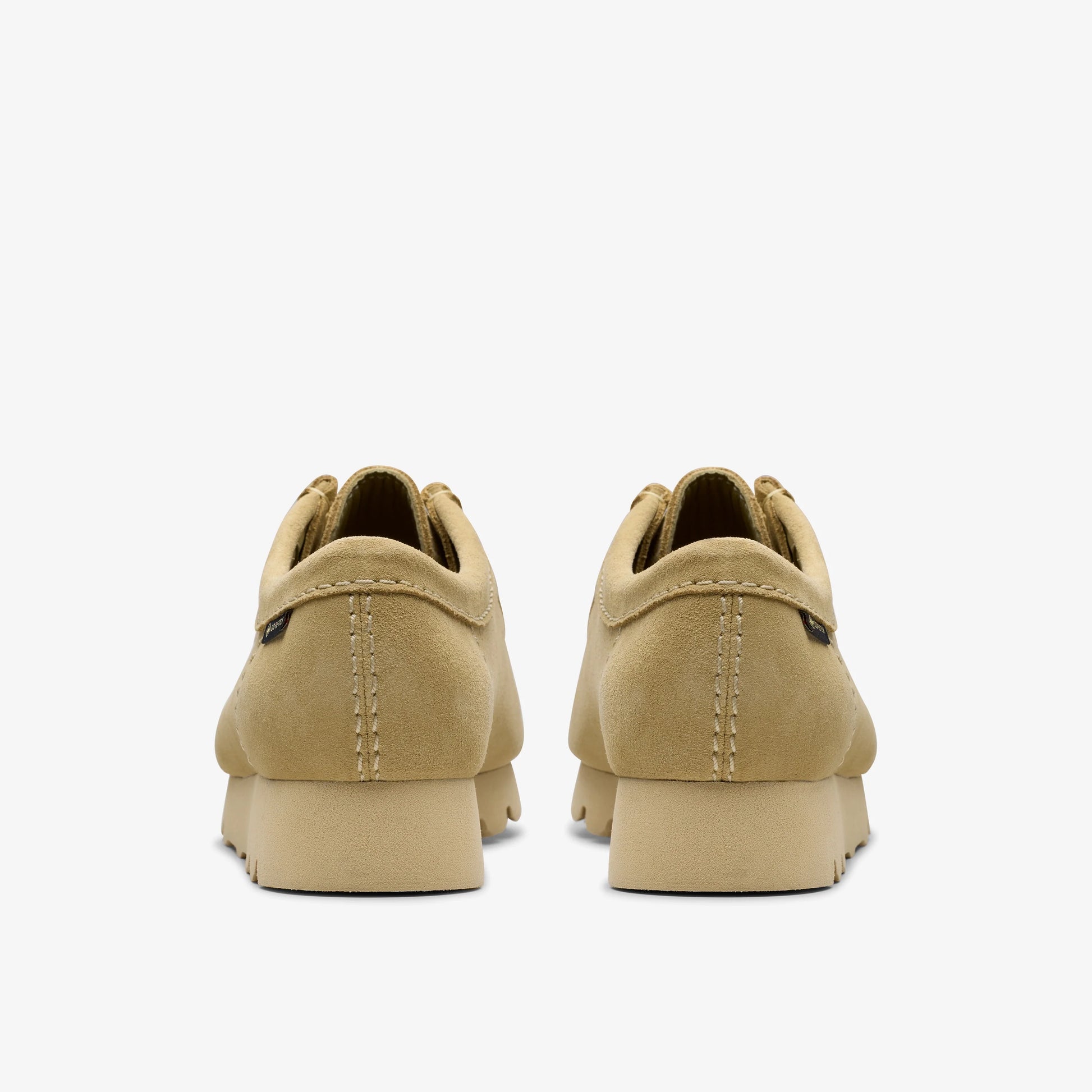 Sandalias De La Marca Clarks  Para Mujer Modelo Wallabee.Gtx Maple Suede En Color Beige