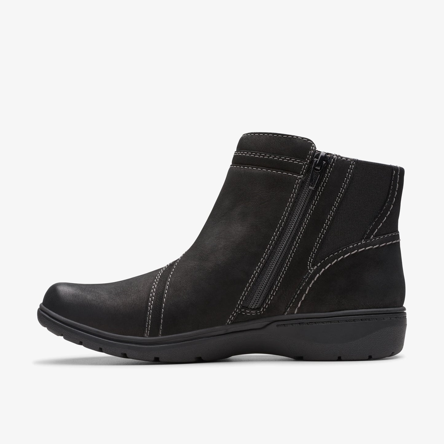 Botas De La Marca Clarks Para Mujer Modelo Carleigh Style Black Nubuck En Color Negro