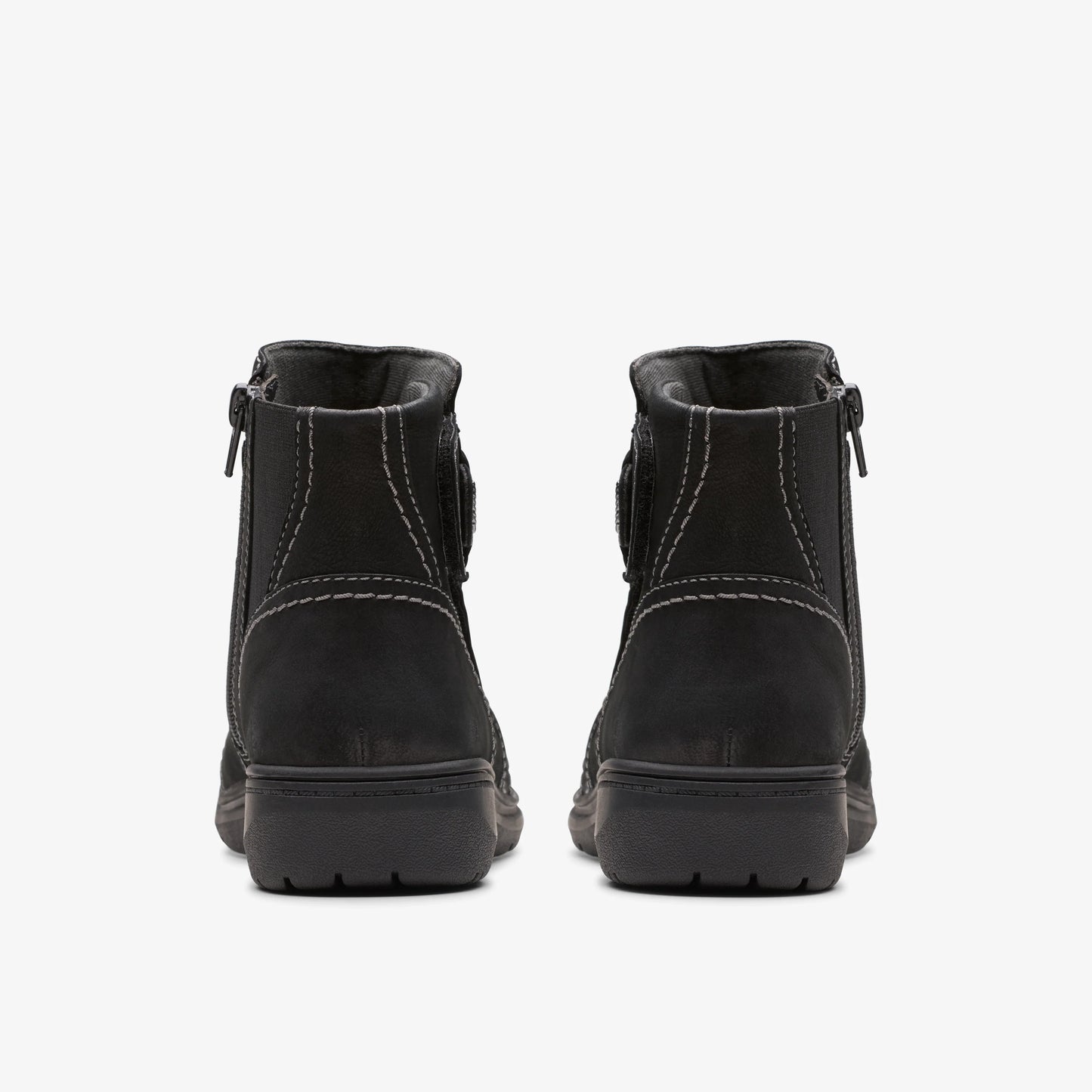 Botas De La Marca Clarks Para Mujer Modelo Carleigh Style Black Nubuck En Color Negro
