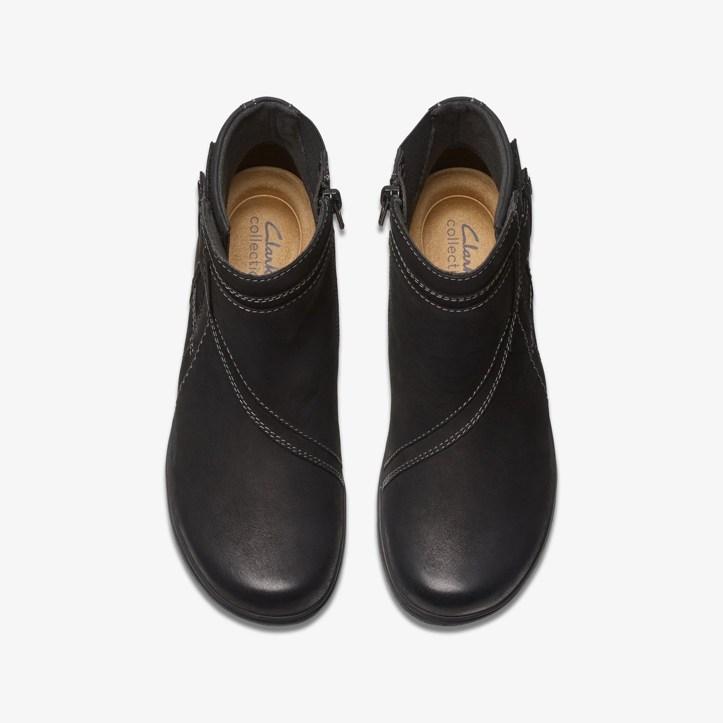 Botas De La Marca Clarks Para Mujer Modelo Carleigh Style Black Nubuck En Color Negro