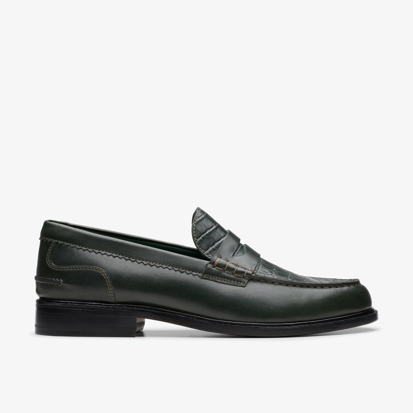 Zapatos De Vestir De La Marca Clarks Para Hombre Modelo Craftjames Lo Dark Green Combi En Color Verde