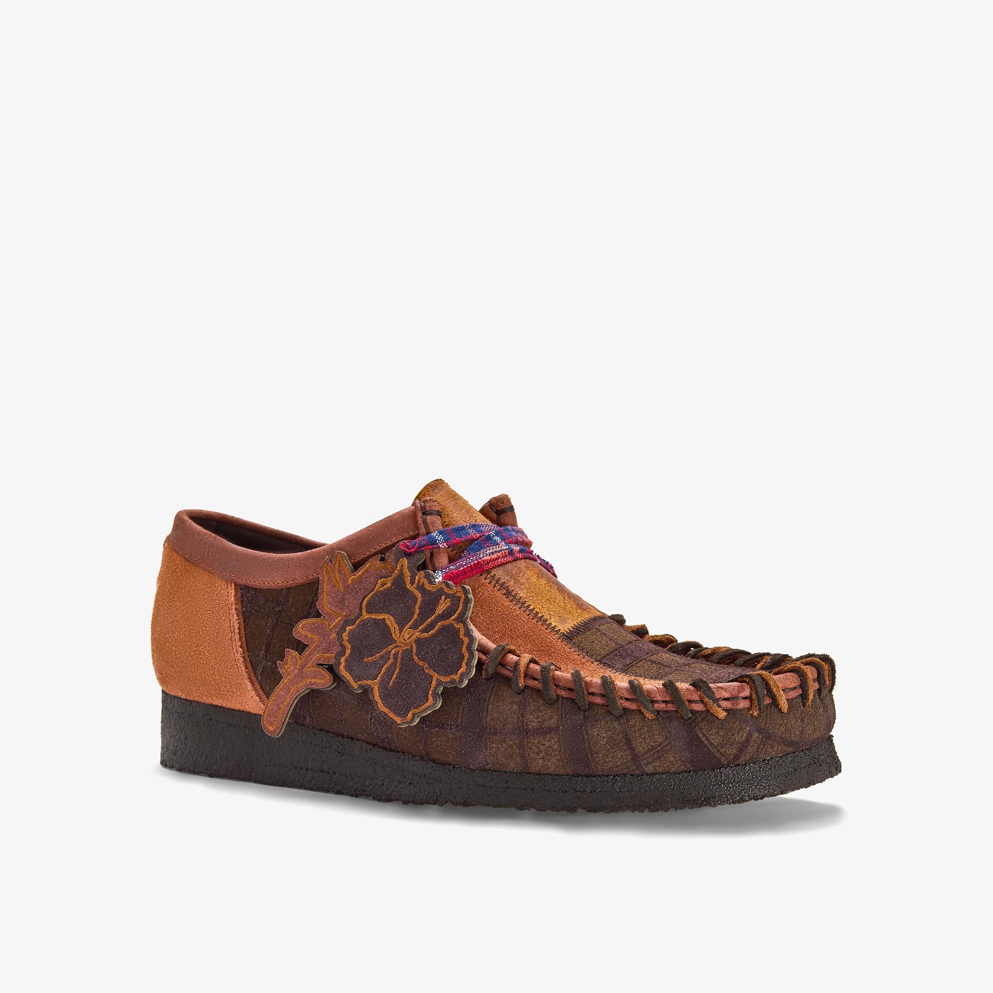 Zapatos Casual De La Marca Clarks  Para Hombre Modelo Wallabee Brown Combi En Color Marrón