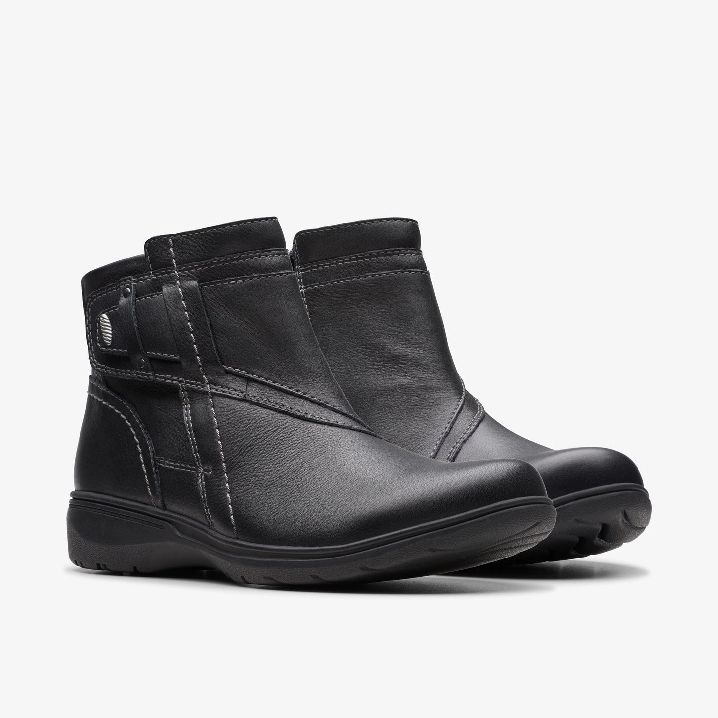 Botas De La Marca Clarks Para Mujer Modelo Carleigh Style Black Leather En Color Negro