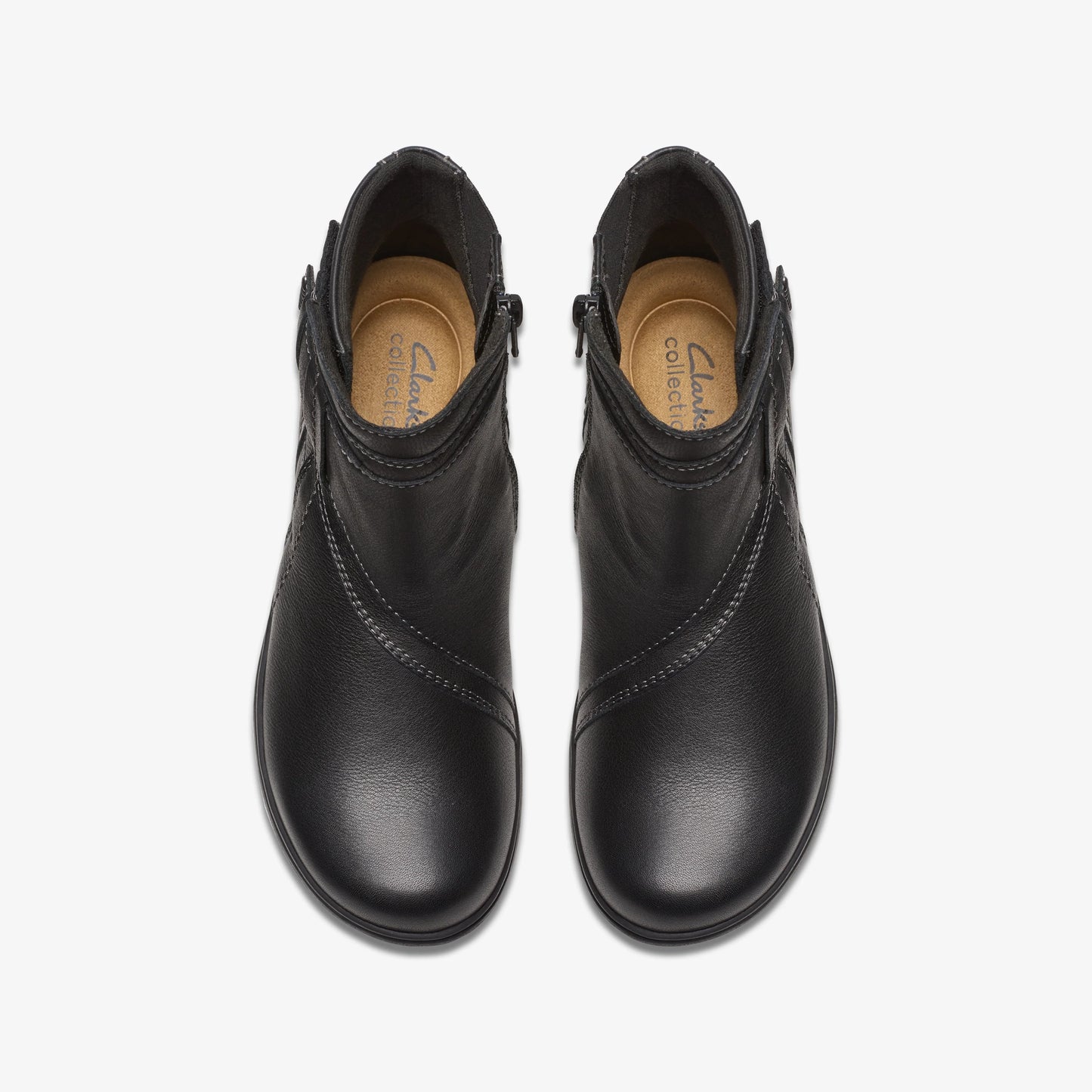 Botas De La Marca Clarks Para Mujer Modelo Carleigh Style Black Leather En Color Negro