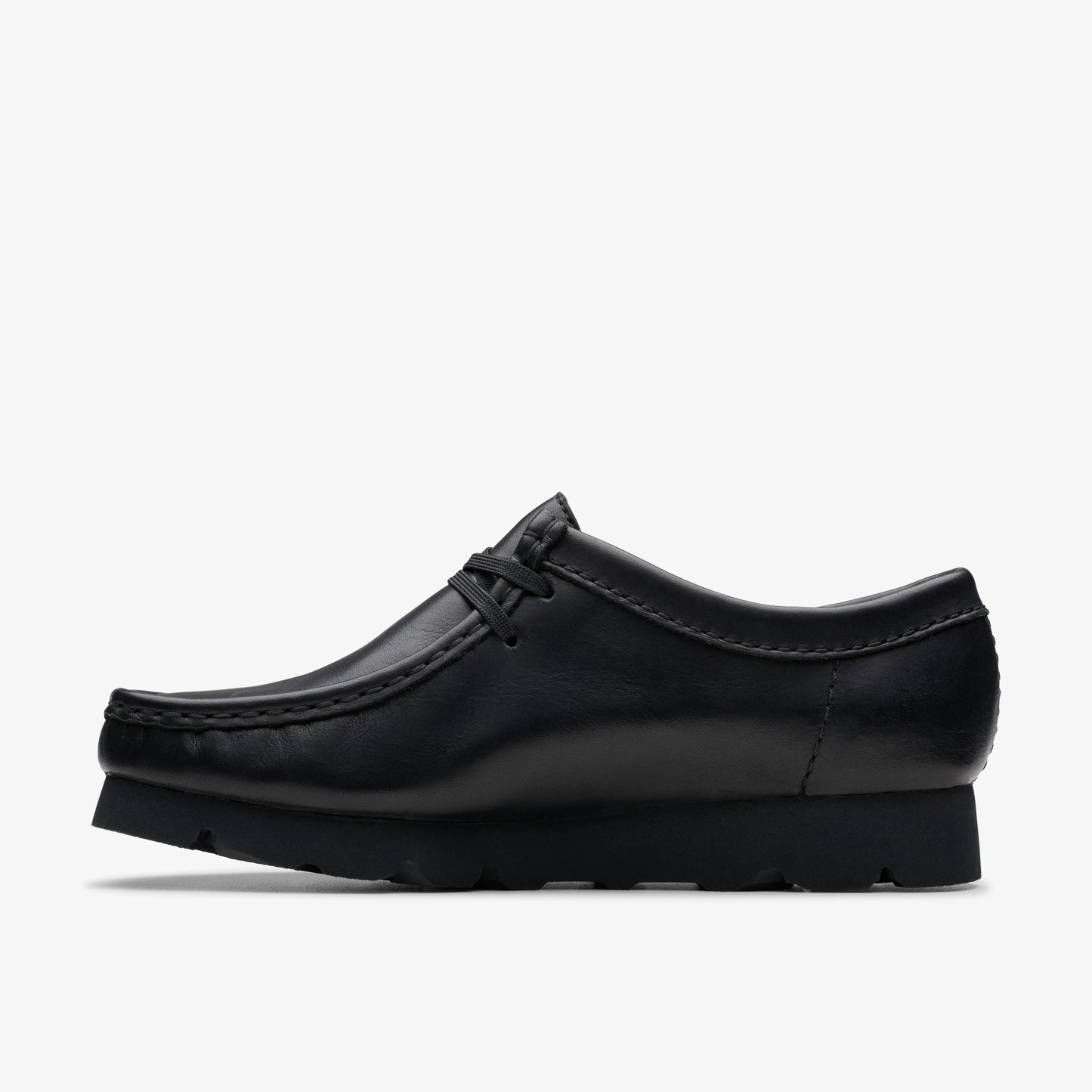 Sandalias De La Marca Clarks  Para Mujer Modelo Wallabee.Gtx Blk/Black Lea En Color Negro