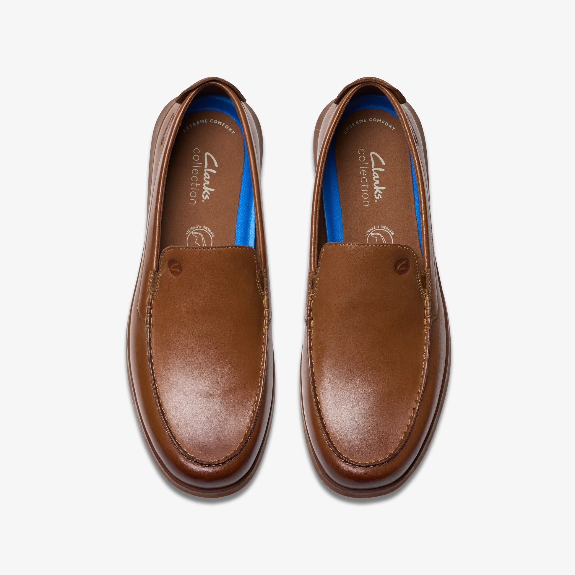Zapatos Casual De La Marca Clarks  Para Hombre Modelo Flexway Step Tan Leather En Color Marrón