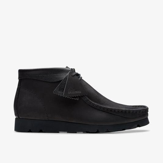 Botas De La Marca Clarks  Para Hombre Modelo Wallabee Boot Black Combi En Color Negro