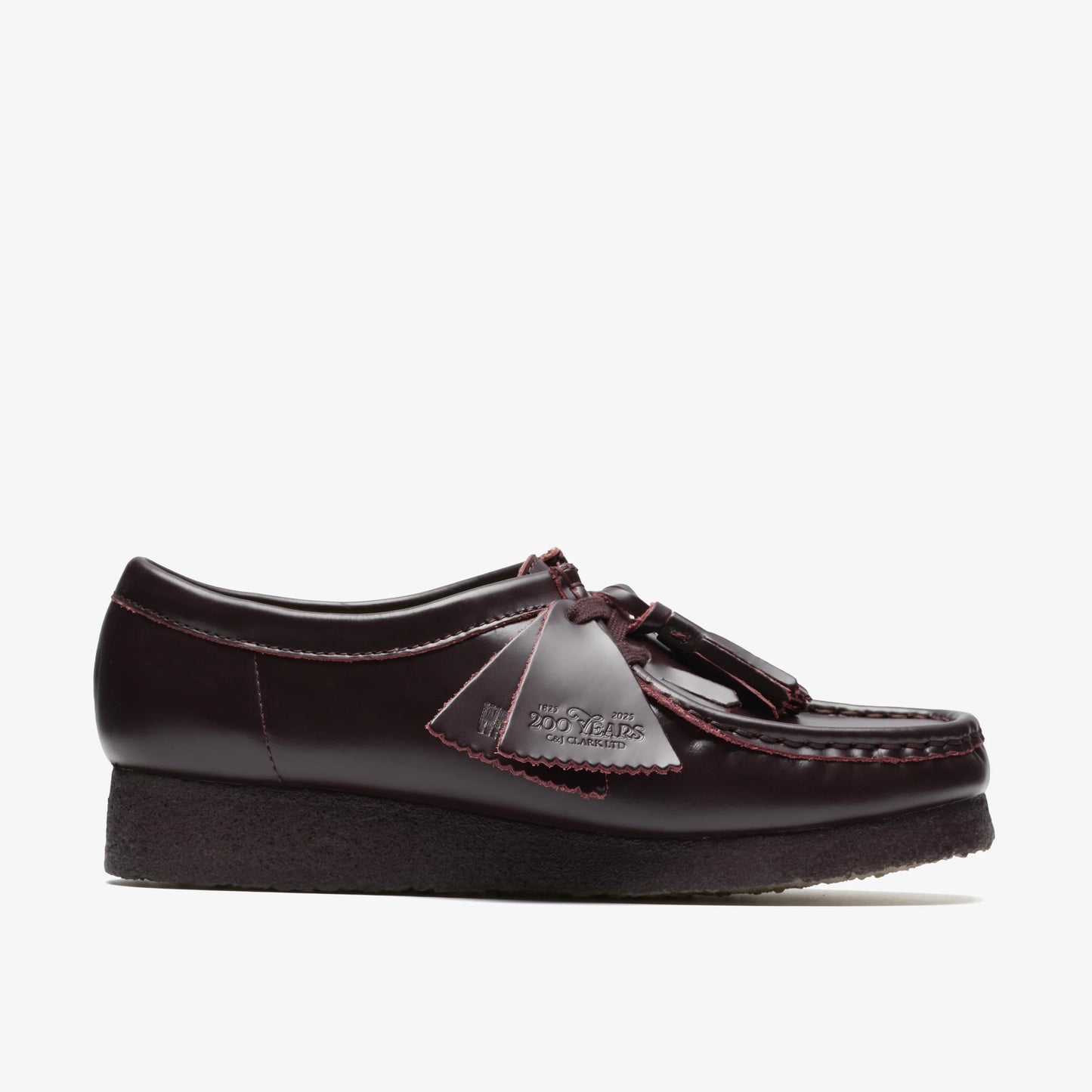 Sandalias De La Marca Clarks  Para Mujer Modelo Wallabee. Purple Grape Lea En Color Lila