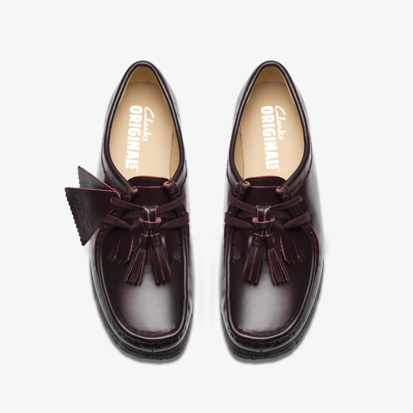 Sandalias De La Marca Clarks  Para Mujer Modelo Wallabee. Purple Grape Lea En Color Lila