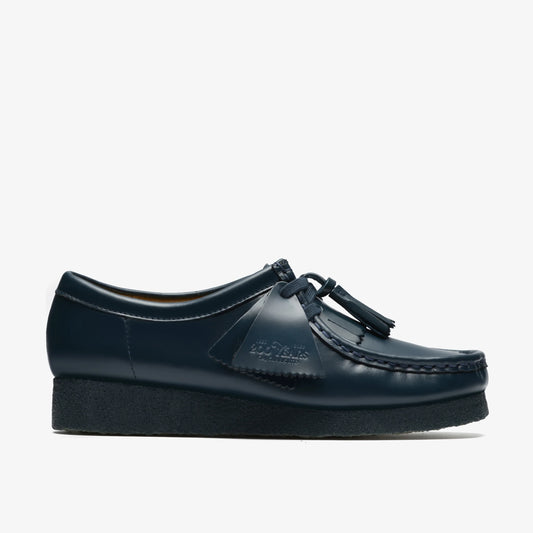 Sandalias De La Marca Clarks  Para Mujer Modelo Wallabee. Dark Teal Lea En Color Azul