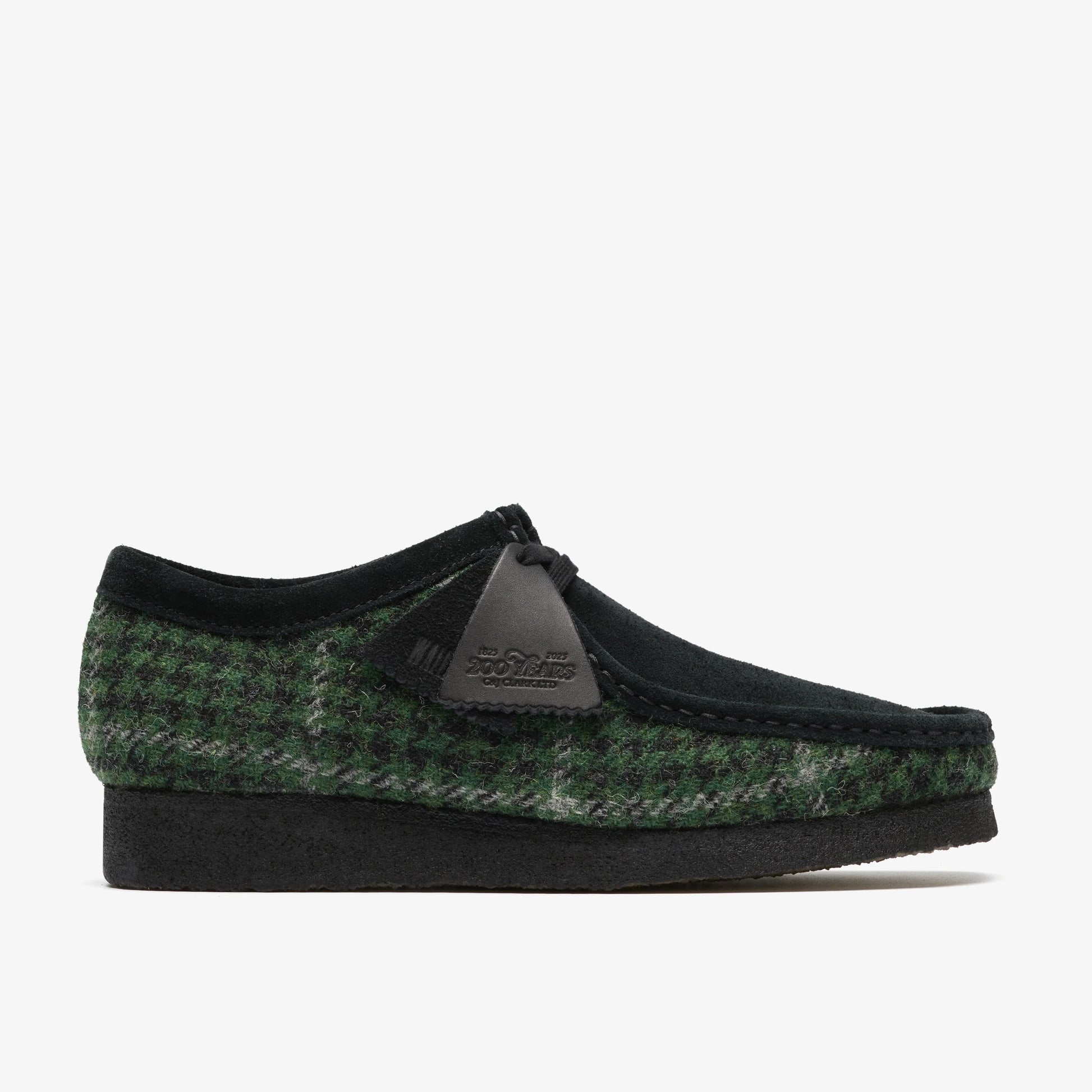 Zapatos Casual De La Marca Clarks  Para Hombre Modelo Wallabee Green Tweed Comb En Color Verde