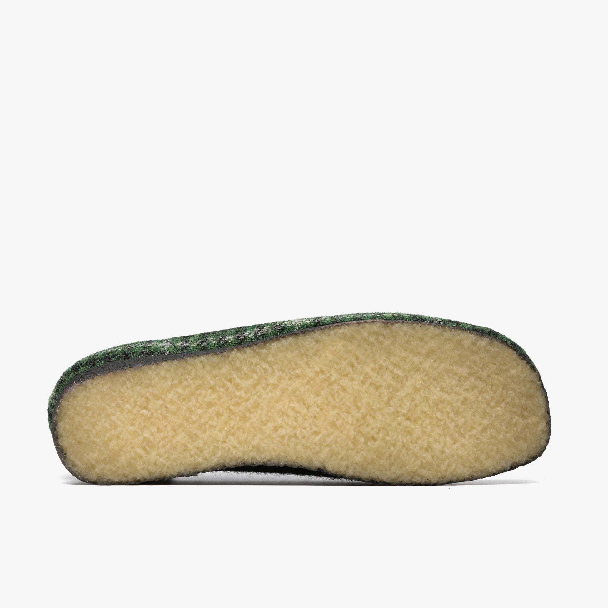 Zapatos Casual De La Marca Clarks  Para Hombre Modelo Wallabee Green Tweed Comb En Color Verde