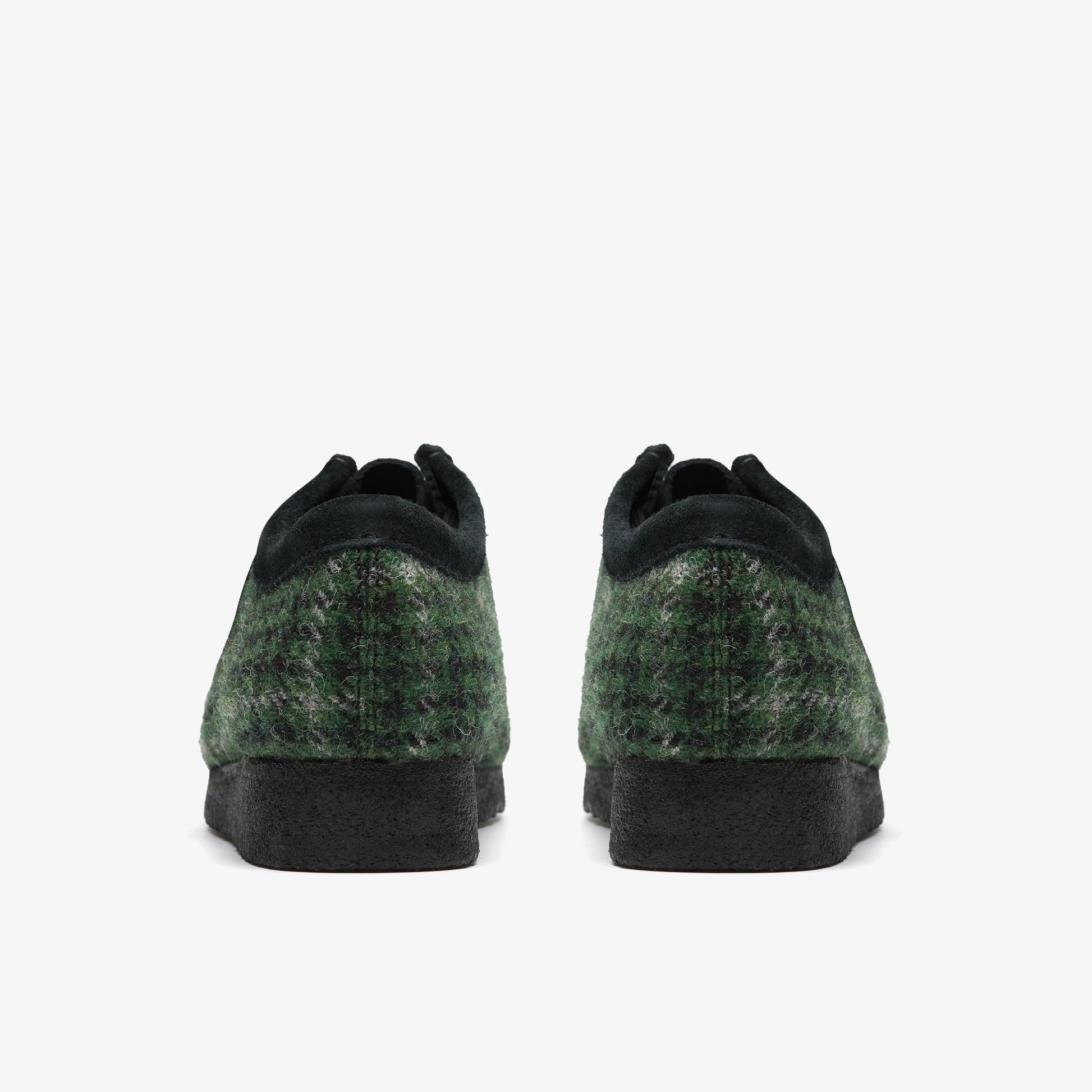 Zapatos Casual De La Marca Clarks  Para Hombre Modelo Wallabee Green Tweed Comb En Color Verde