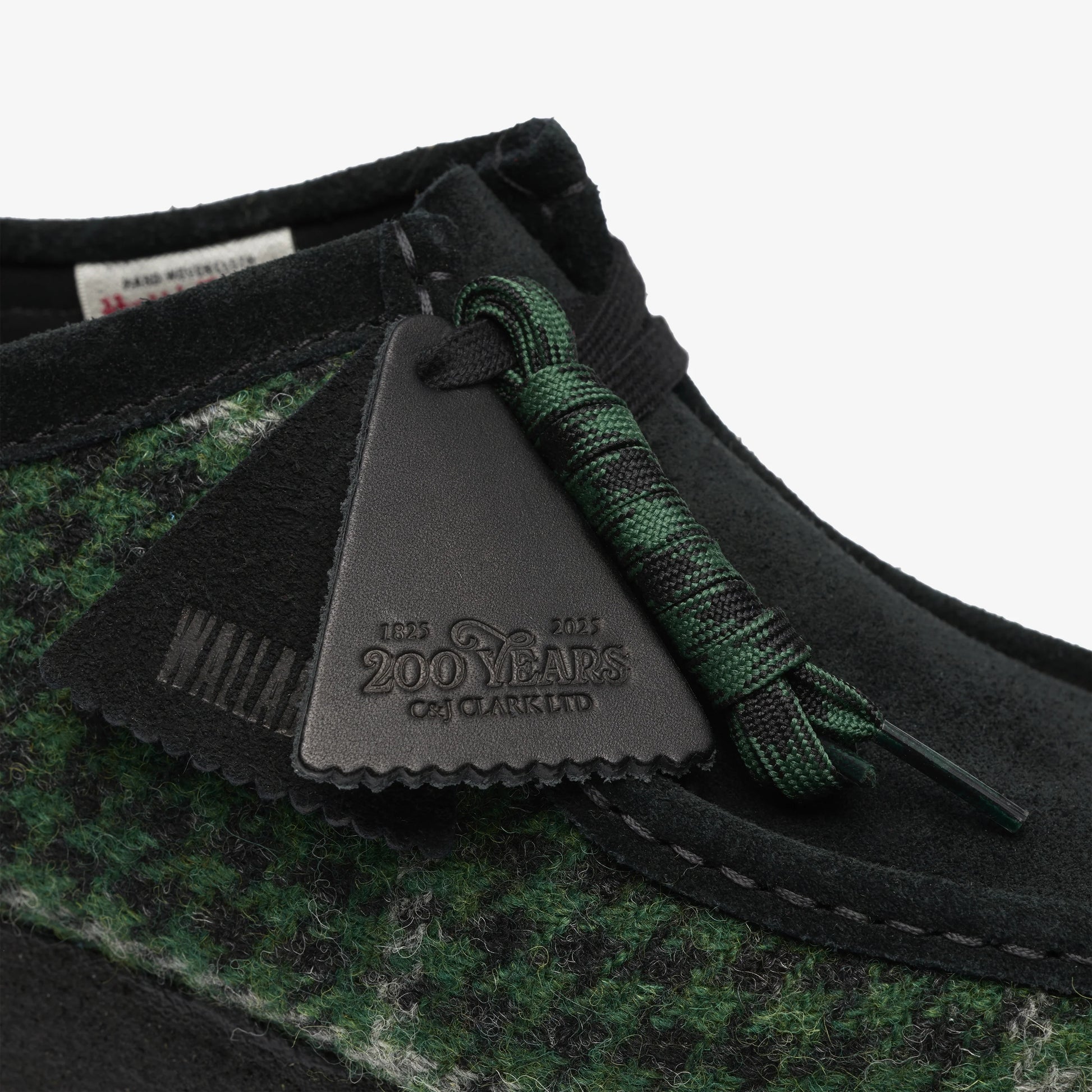 Zapatos Casual De La Marca Clarks  Para Hombre Modelo Wallabee Green Tweed Comb En Color Verde