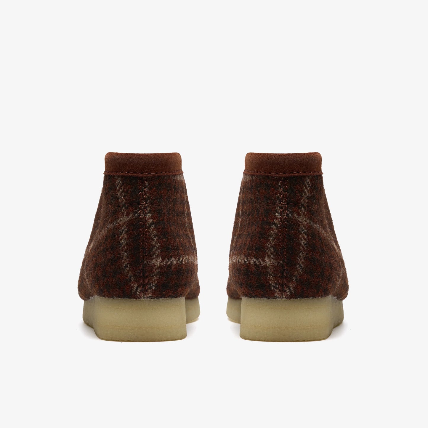 Botas De La Marca Clarks Para Hombre Modelo Wallabee Boot Rust Tweed Comb En Color Naranja
