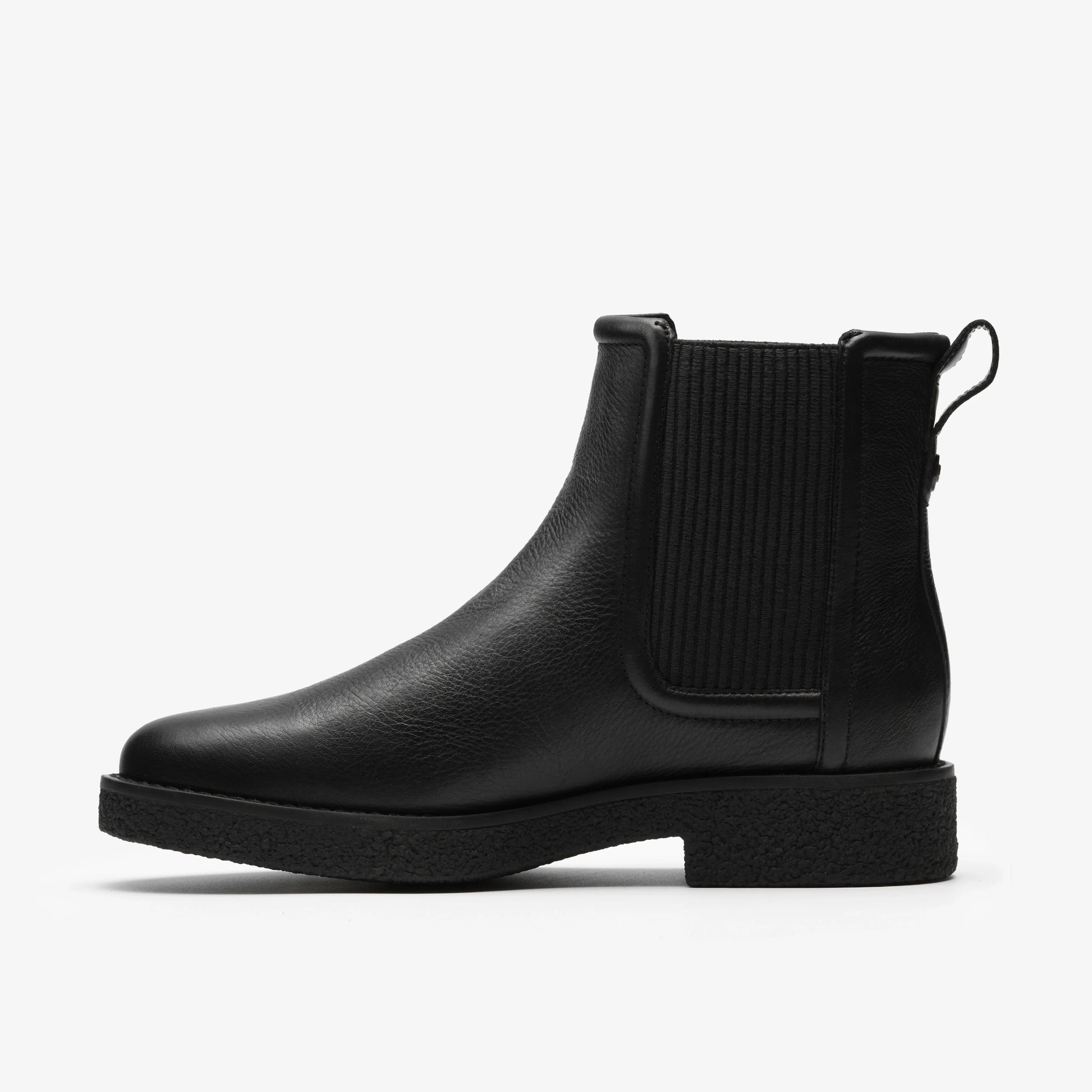 Botas De La Marca Clarks  Para Mujer Modelo Nella Top Black Leather En Color Negro
