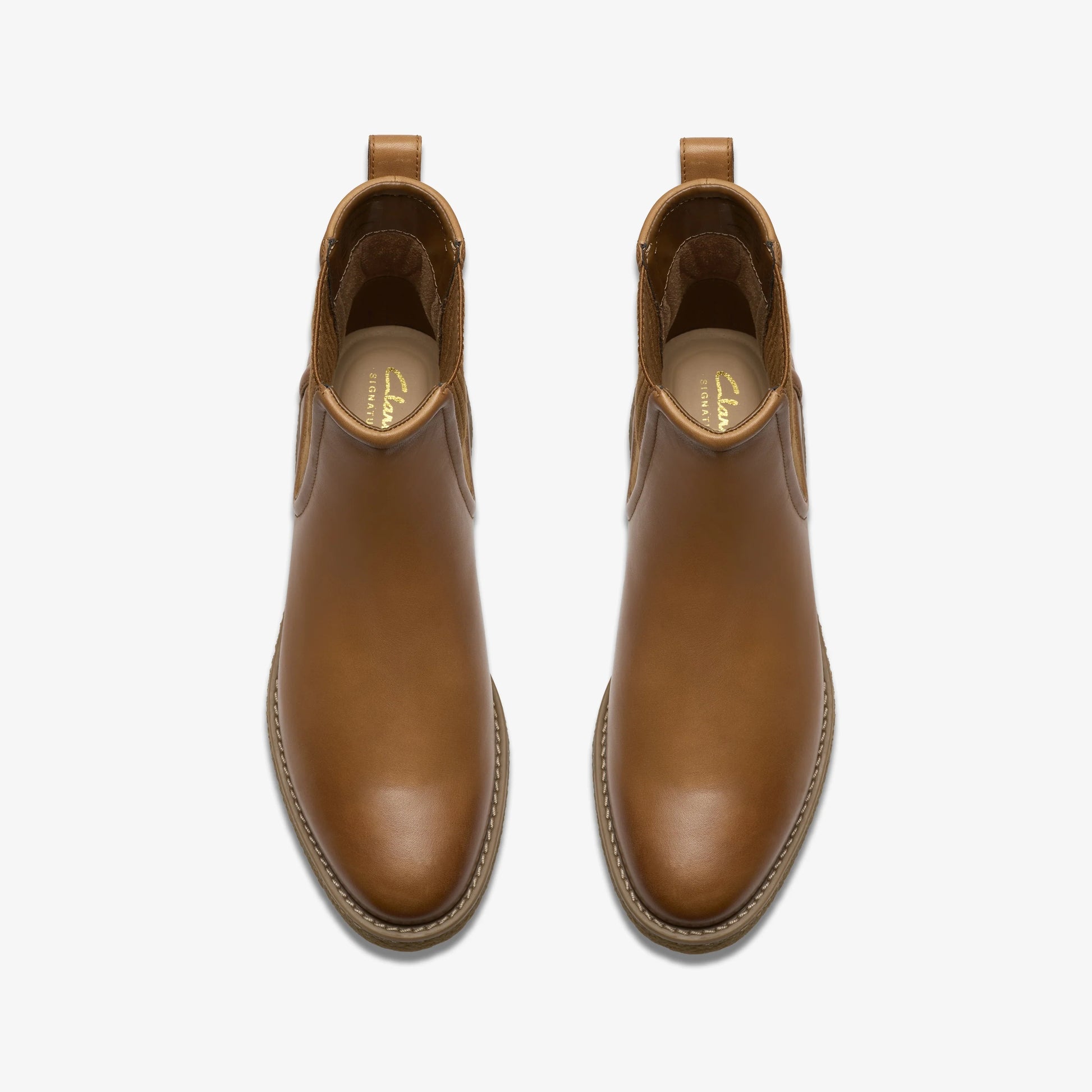 Botas De La Marca Clarks  Para Mujer Modelo Nella Top Tan Leather En Color Marrón